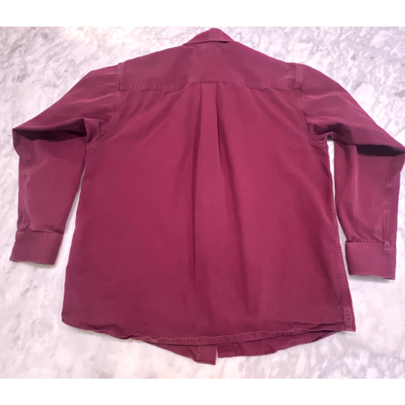 Ariat Ariat Button Down Shirt Men L Long Sleeve Maroon Cotton Pocket Shirt Size US L / EU 52-54 / 3 - 4 Thumbnail