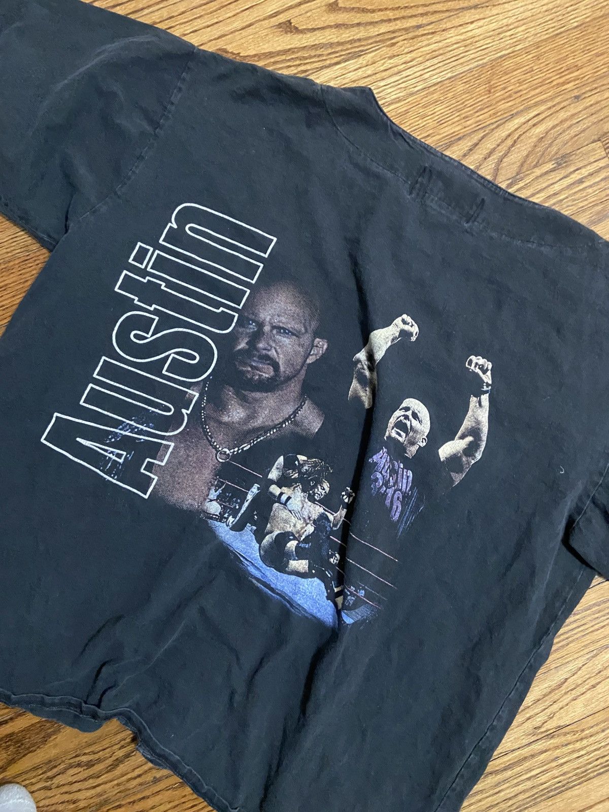 Vintage × WWF Vintage Wwf stone cold Steve Austin jersey Size US L / EU 52-54 / 3 - 2 Thumbnail