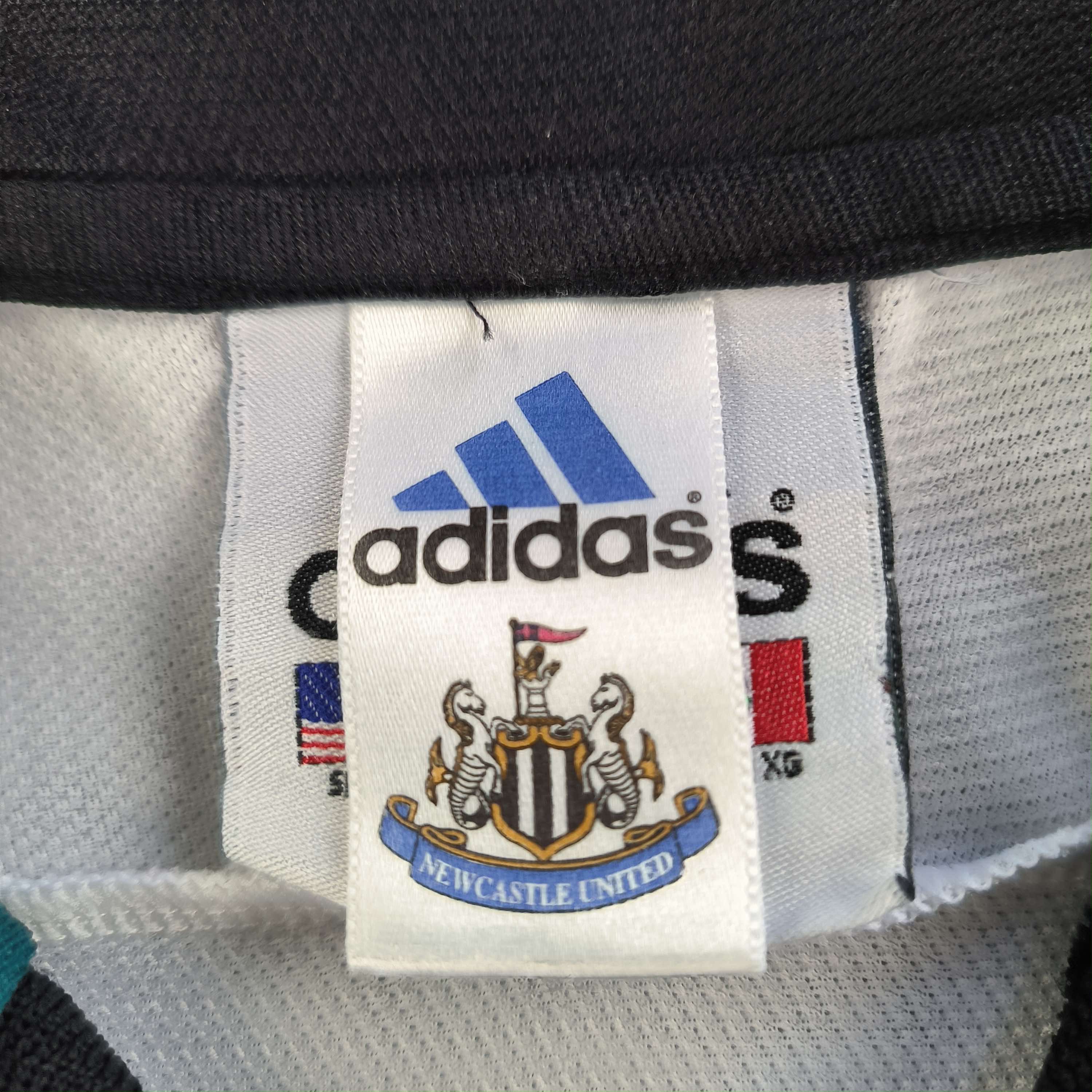 Adidas Newcastle United 1999-2000 Adidas away football jersey sz XL Size US XL / EU 56 / 4 - 6 Thumbnail