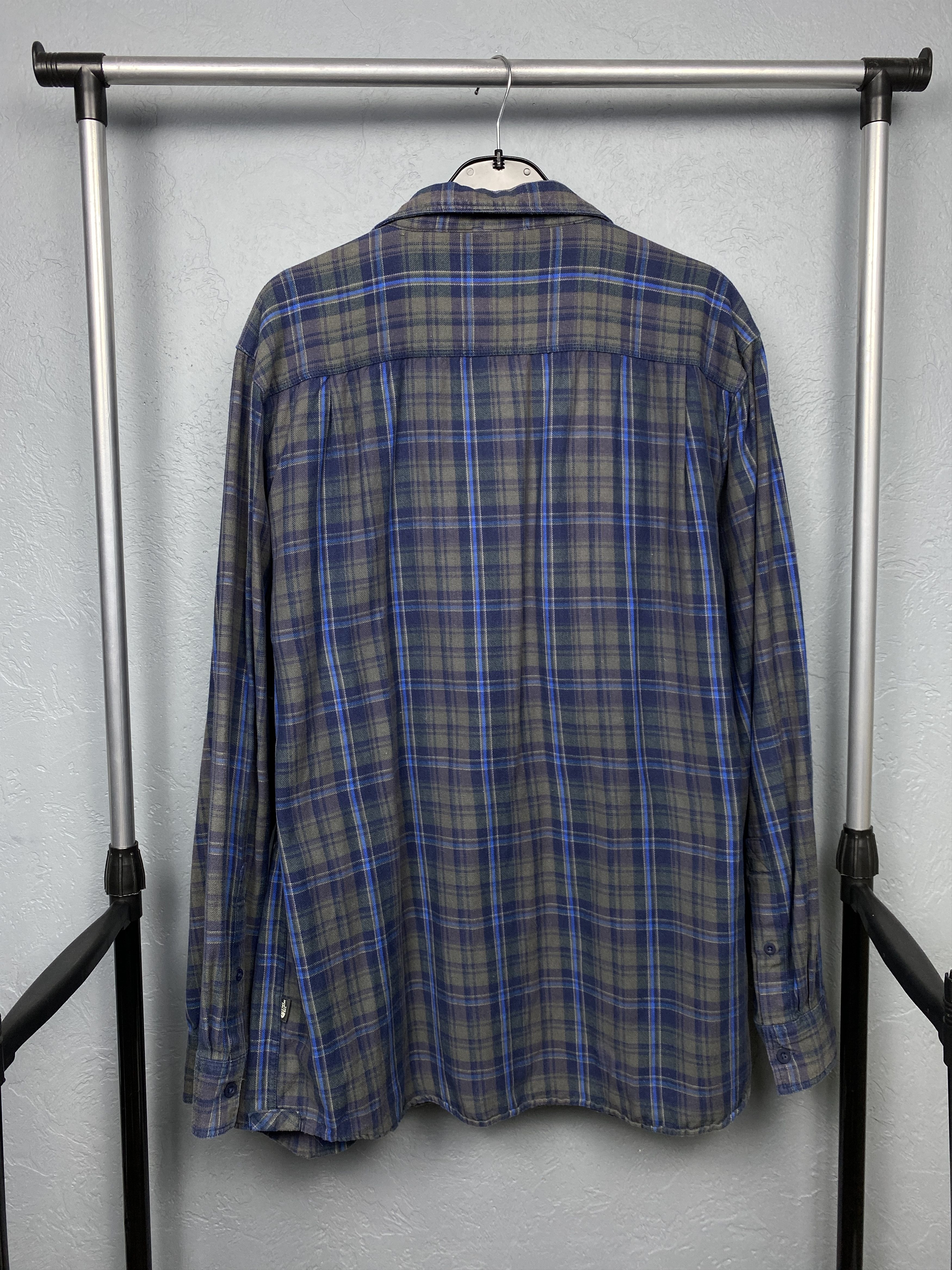 The North Face The North Face Mens Outdoor Flannel Plaid Shirt Size US XL / EU 56 / 4 - 5 Thumbnail