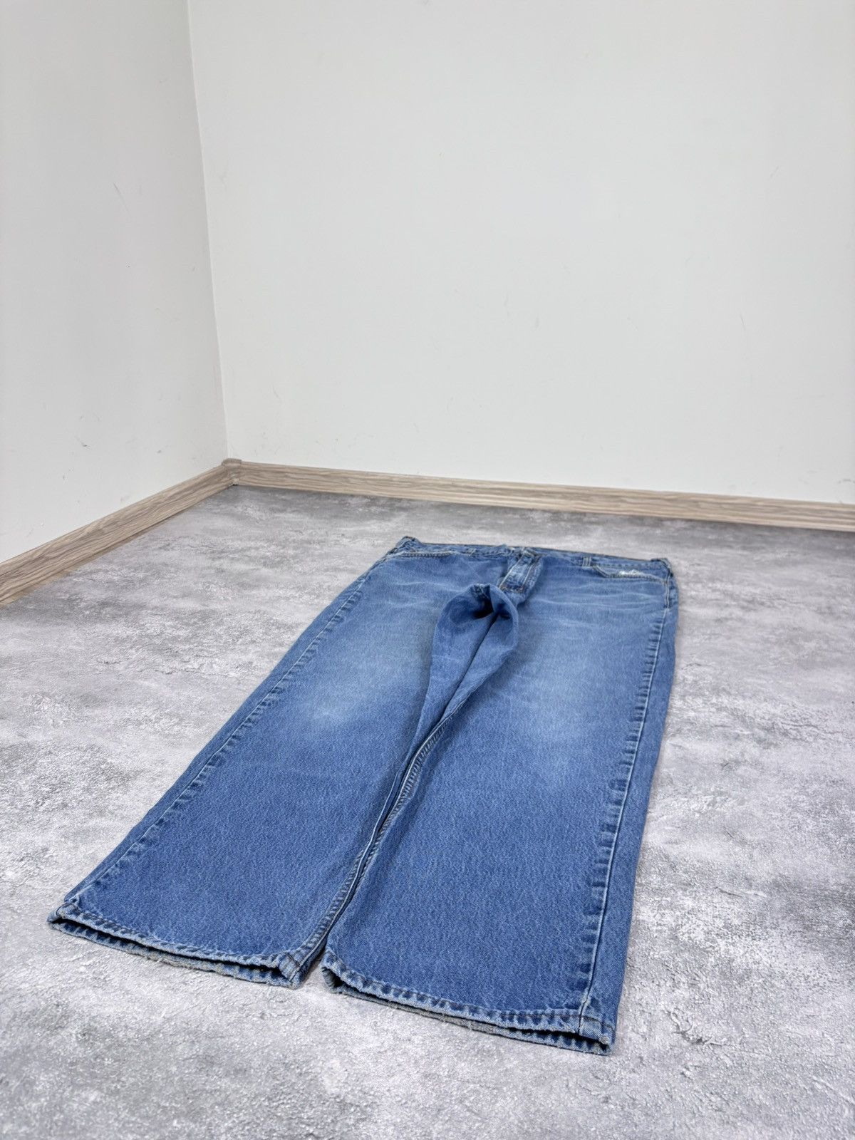 Carhartt Vintage Carhartt FR Flame Resistant Blue Baggy Denim Jeans Size US 42 / EU 58 - 9 Thumbnail