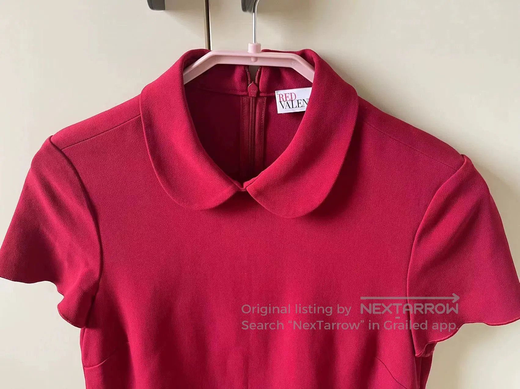 Valentino Valentino Women's Red Short-Sleeve Dress. Size US XS / EU 42 / 0 - 7 Thumbnail