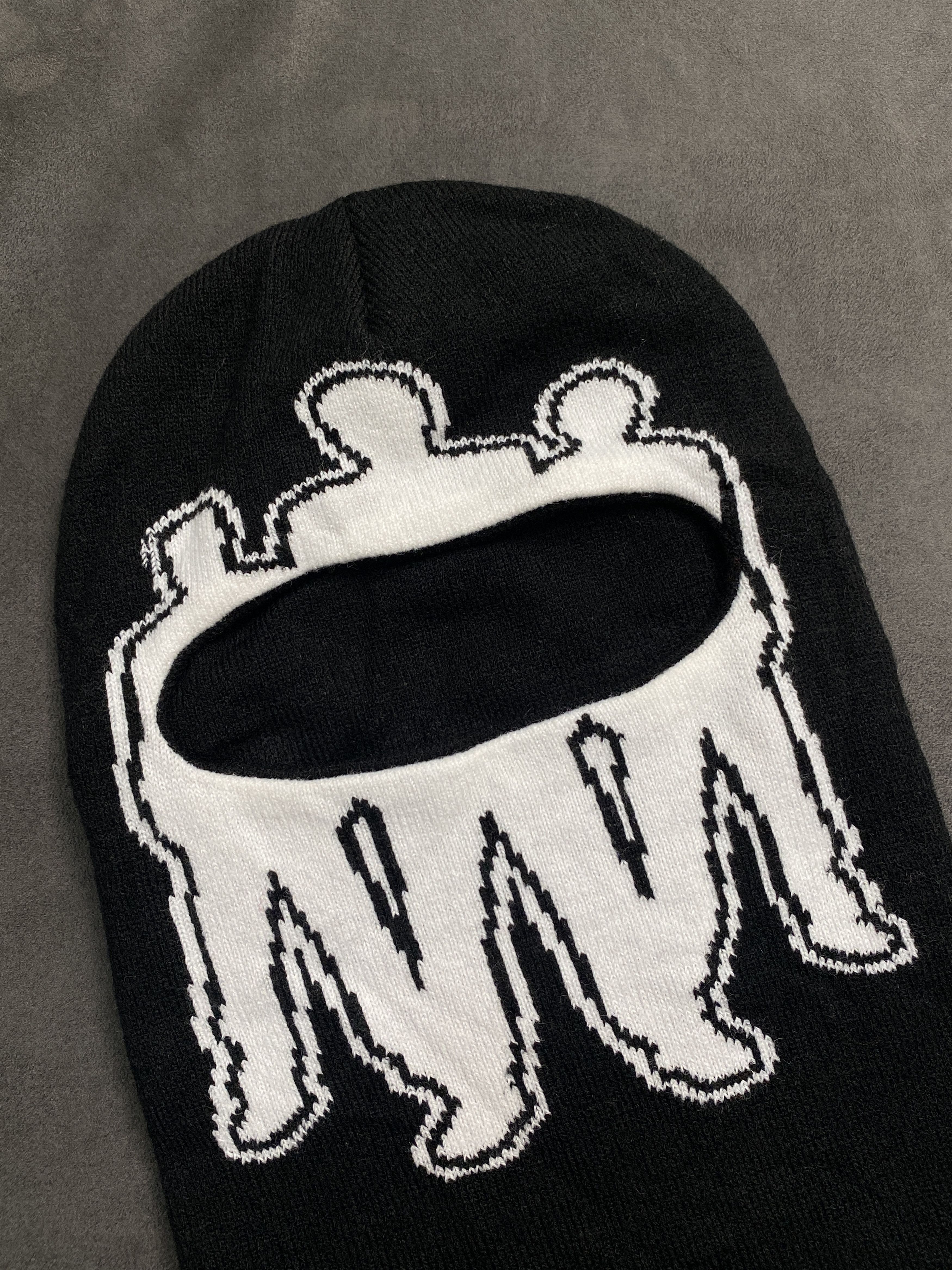 Japanese Brand Dicaprio 3 People Graphic Balaclava Ski Mask Facemask BLK Size ONE SIZE - 2 Thumbnail