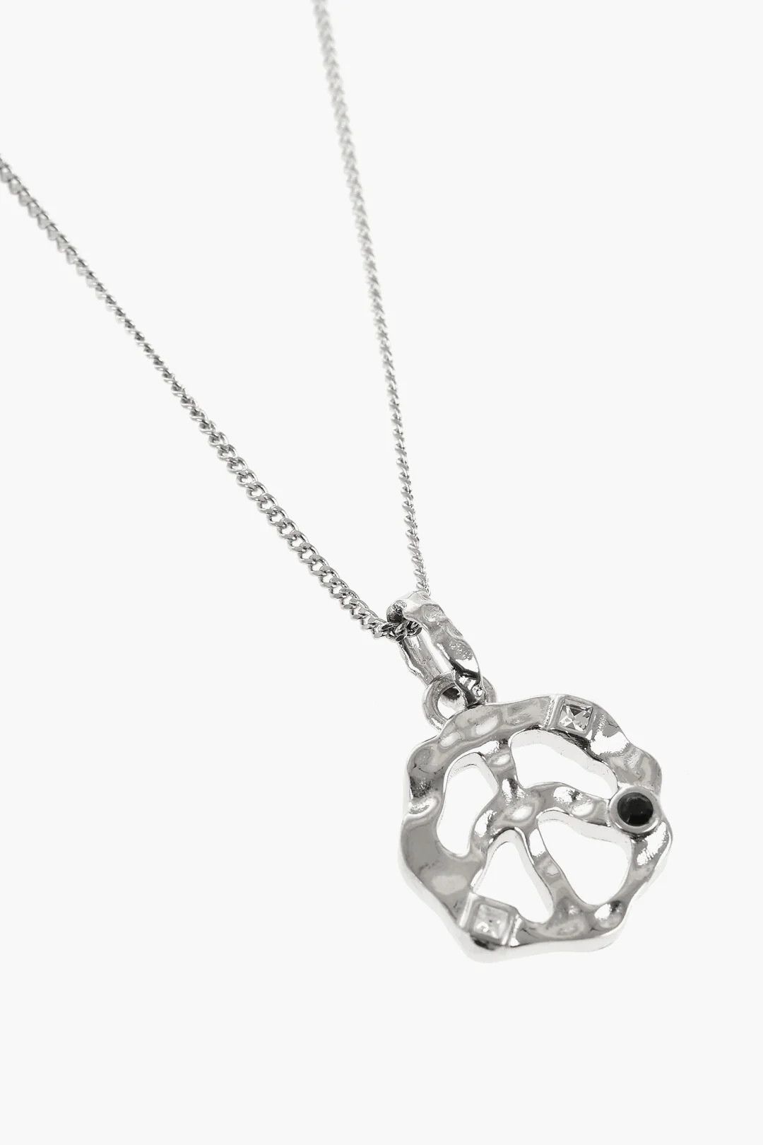 og1mm0326 Size: OS / Brass Chain Necklace in Sliver
