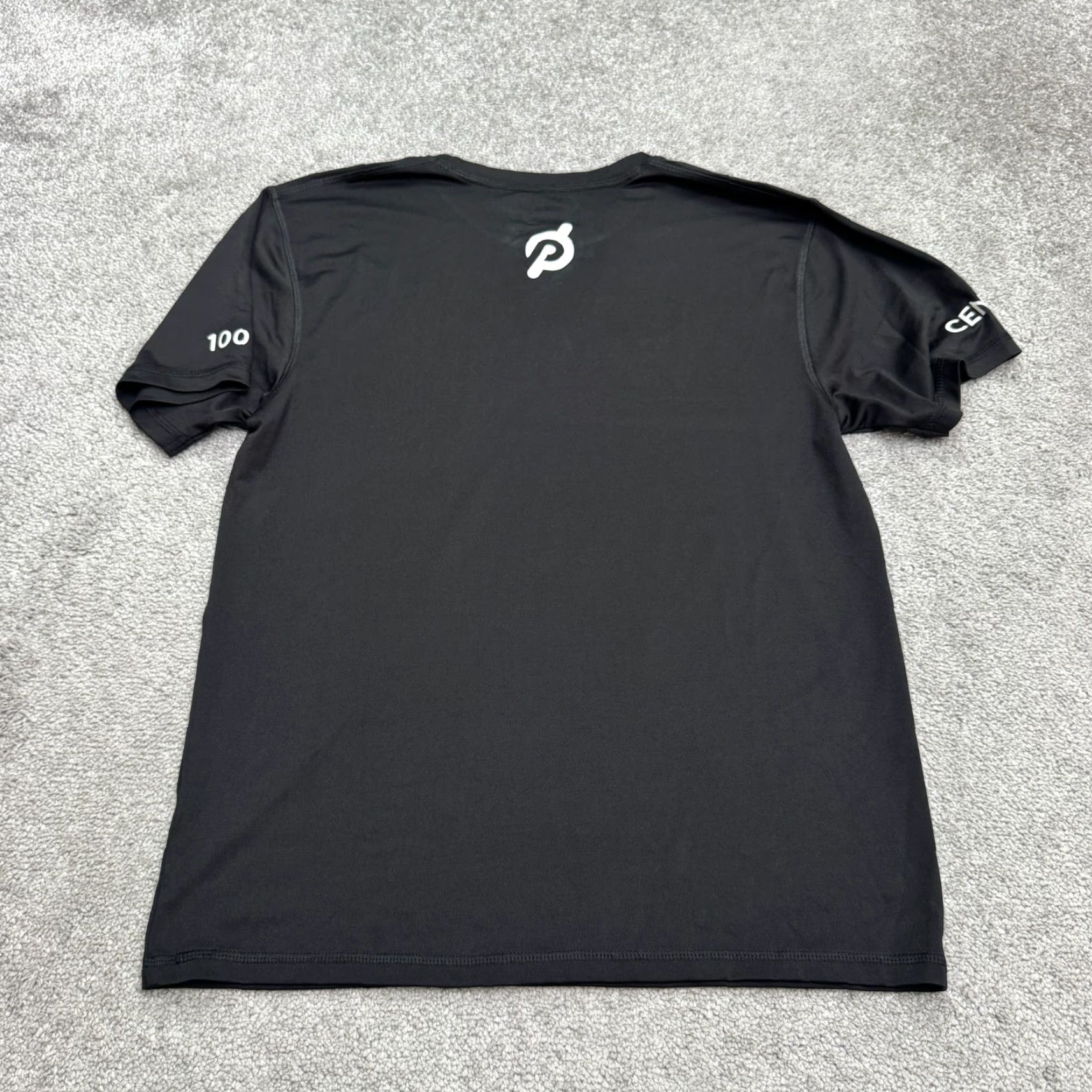 Vintage Peloton T-Shirt Mens Small Black Crew Neck Tee Shirt Short Sleeve Logo Basic All Seasons Activewear Sports Athleisure Shirt Size US S / EU 44-46 / 1 - 2 Thumbnail