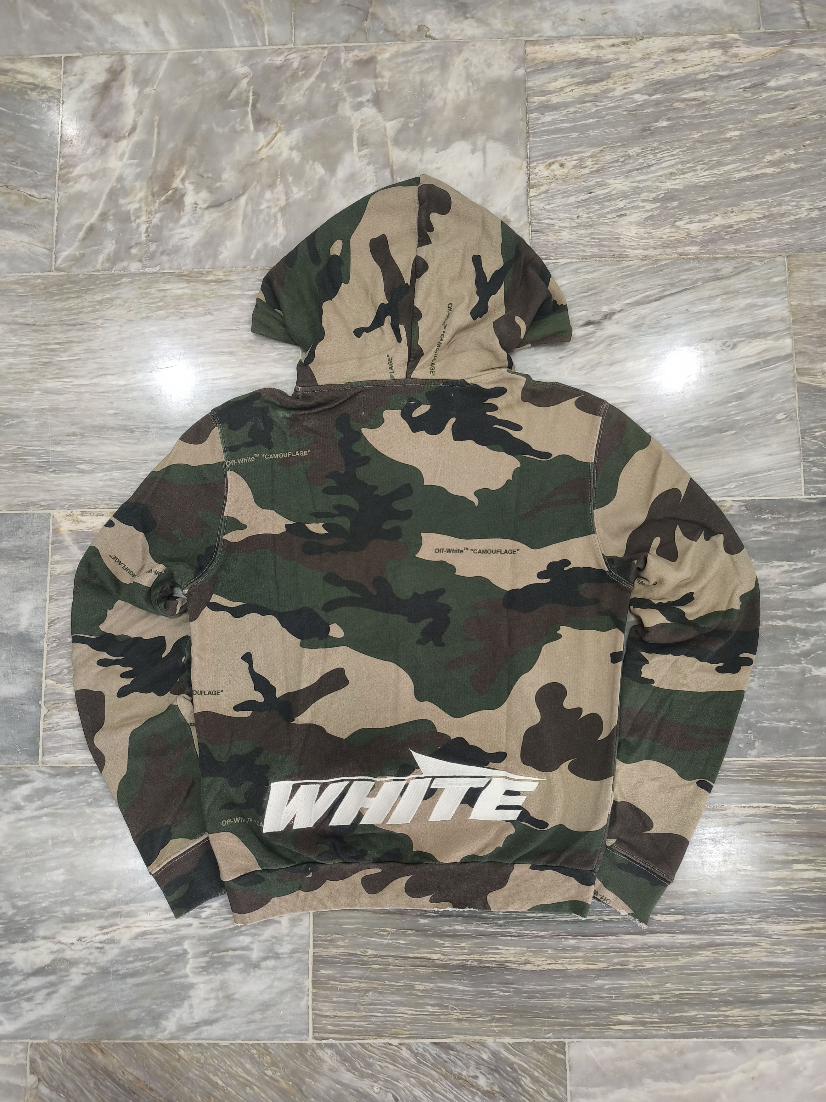 Off-White OFF WHITE Camouflage Cotton Zipped Hooded Size US S / EU 44-46 / 1 - 7 Thumbnail