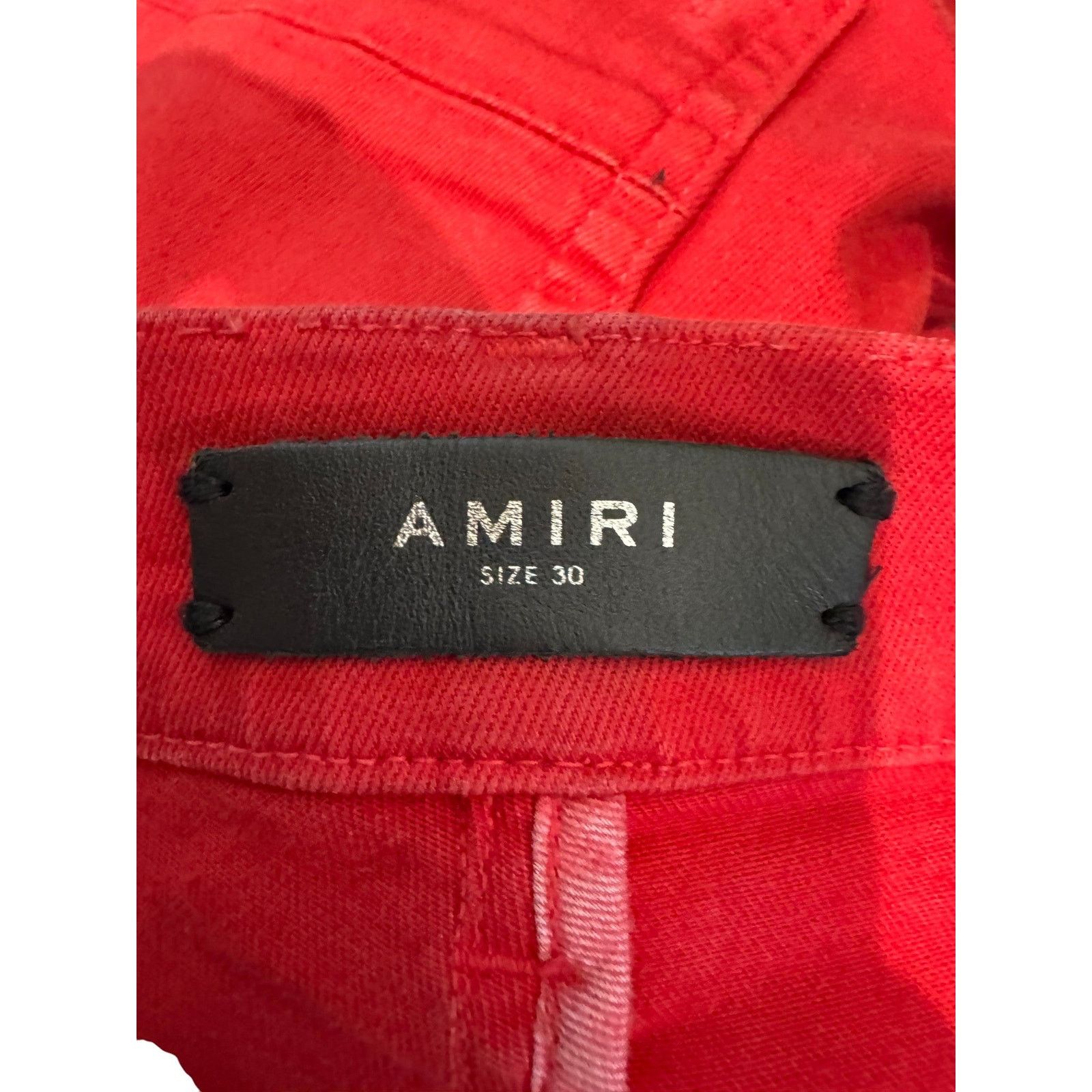 Amiri Amiri Red & Black Stripe Jeans Size US 30 / EU 46 - 4 Thumbnail
