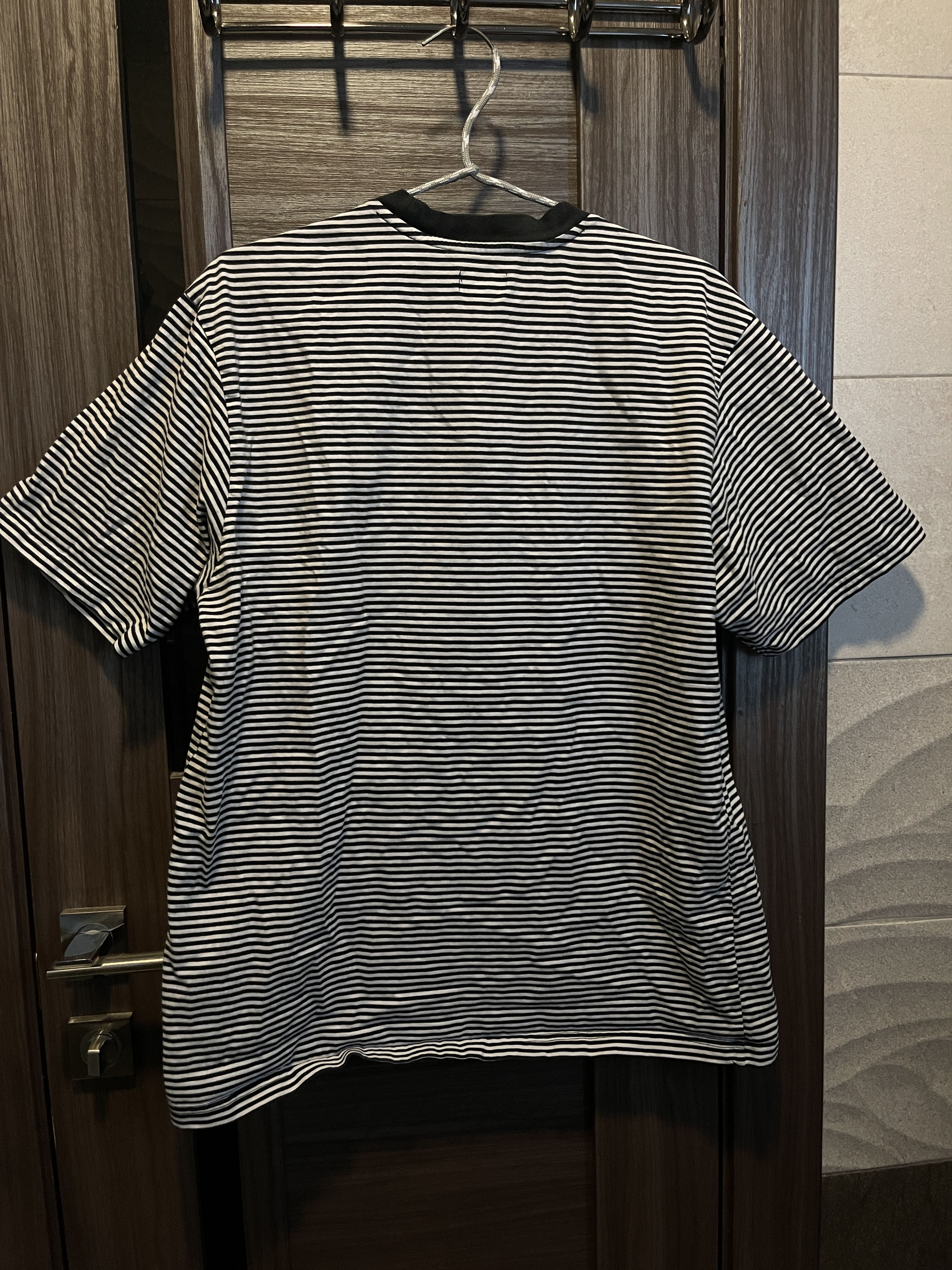 Supreme Supreme Arc Applique Striped Shirt Top Short Sleeve Size US M / EU 48-50 / 2 - 2 Thumbnail