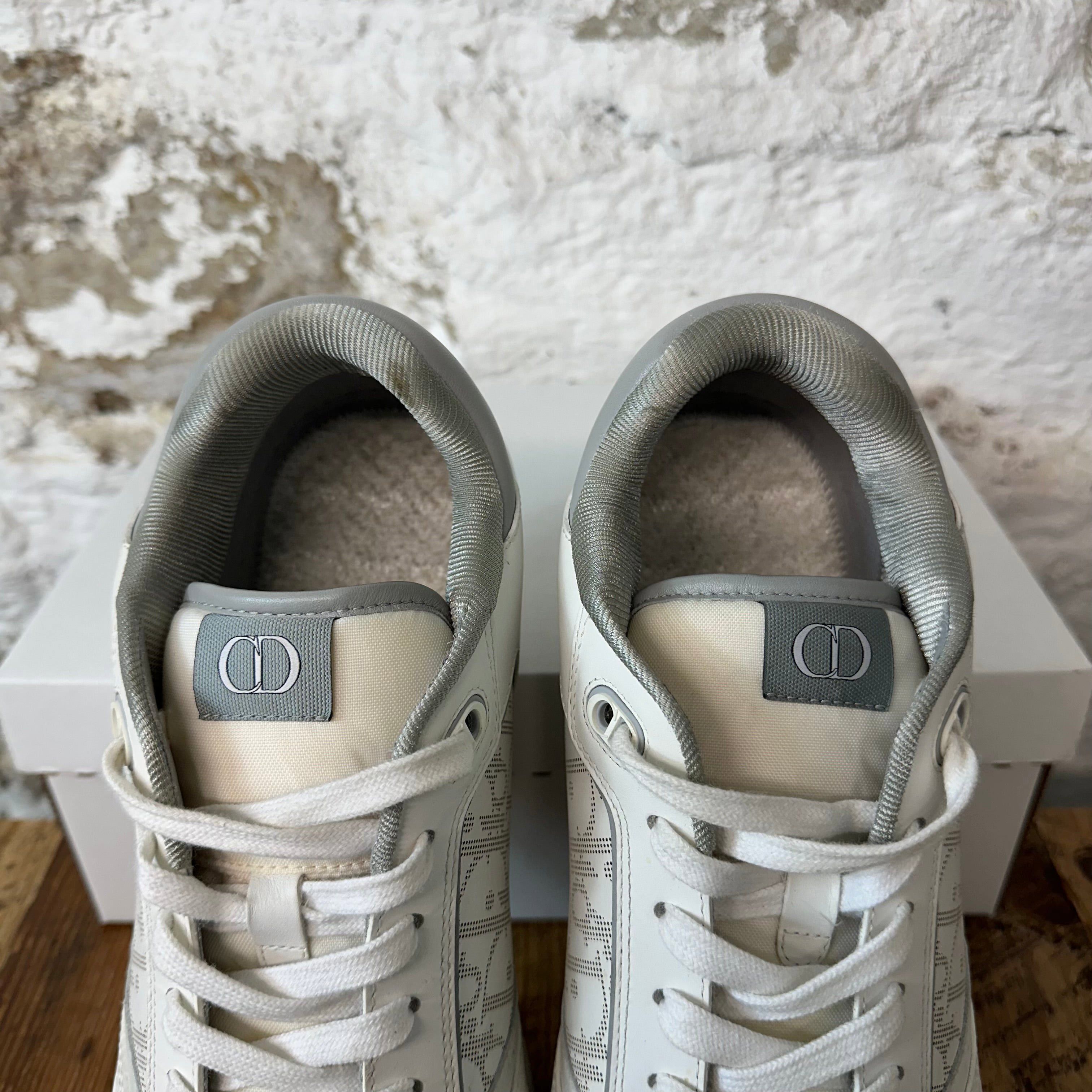 Dior Dior B27 White Monogram Low Sneaker Sz 15 (48) Size US 15 / EU 48 - 4 Thumbnail