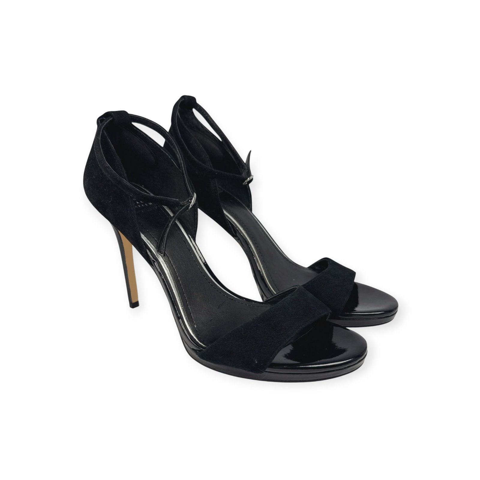 White House Black Market White House Black Market Bryn Suede Heels | Black | 8 Size US 8 / IT 38 - 6 Thumbnail