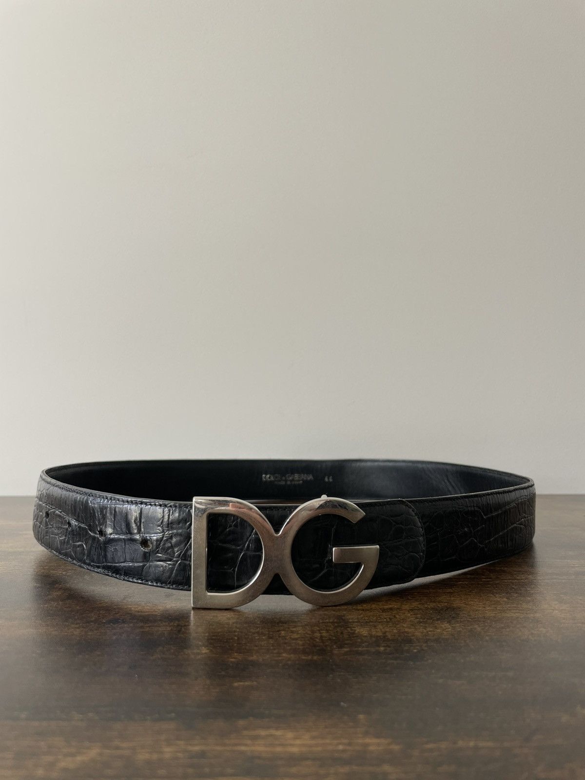 Dolce & Gabbana Dolce & Gabbana Leather Belt DG Metal Logo Luxury Size ONE SIZE - 4 Thumbnail