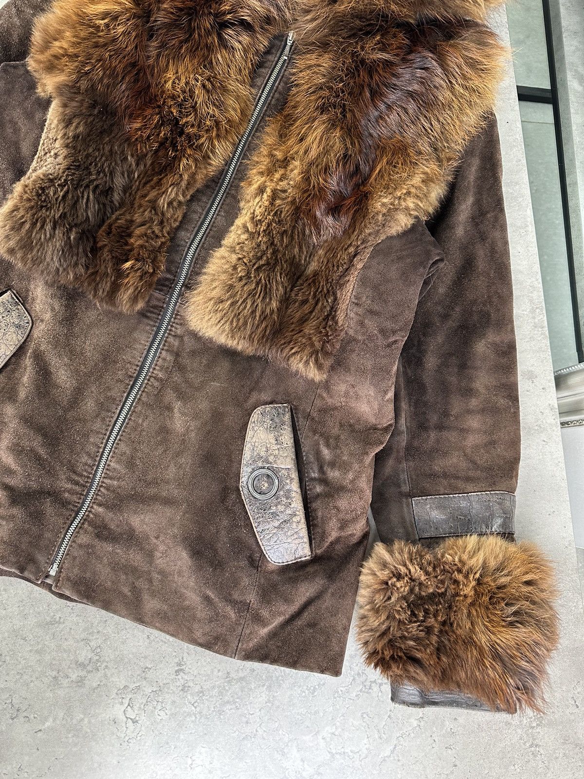Japanese Brand Vintage Sheepskin With Real Fur Size L / US 10 / IT 46 - 7 Thumbnail