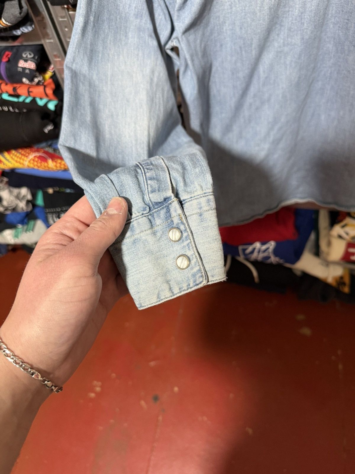 Levi's Vintage Levi's Denim Jeans Button Long Sleeve Shirt Y2K Hype Size US XL / EU 56 / 4 - 9 Thumbnail