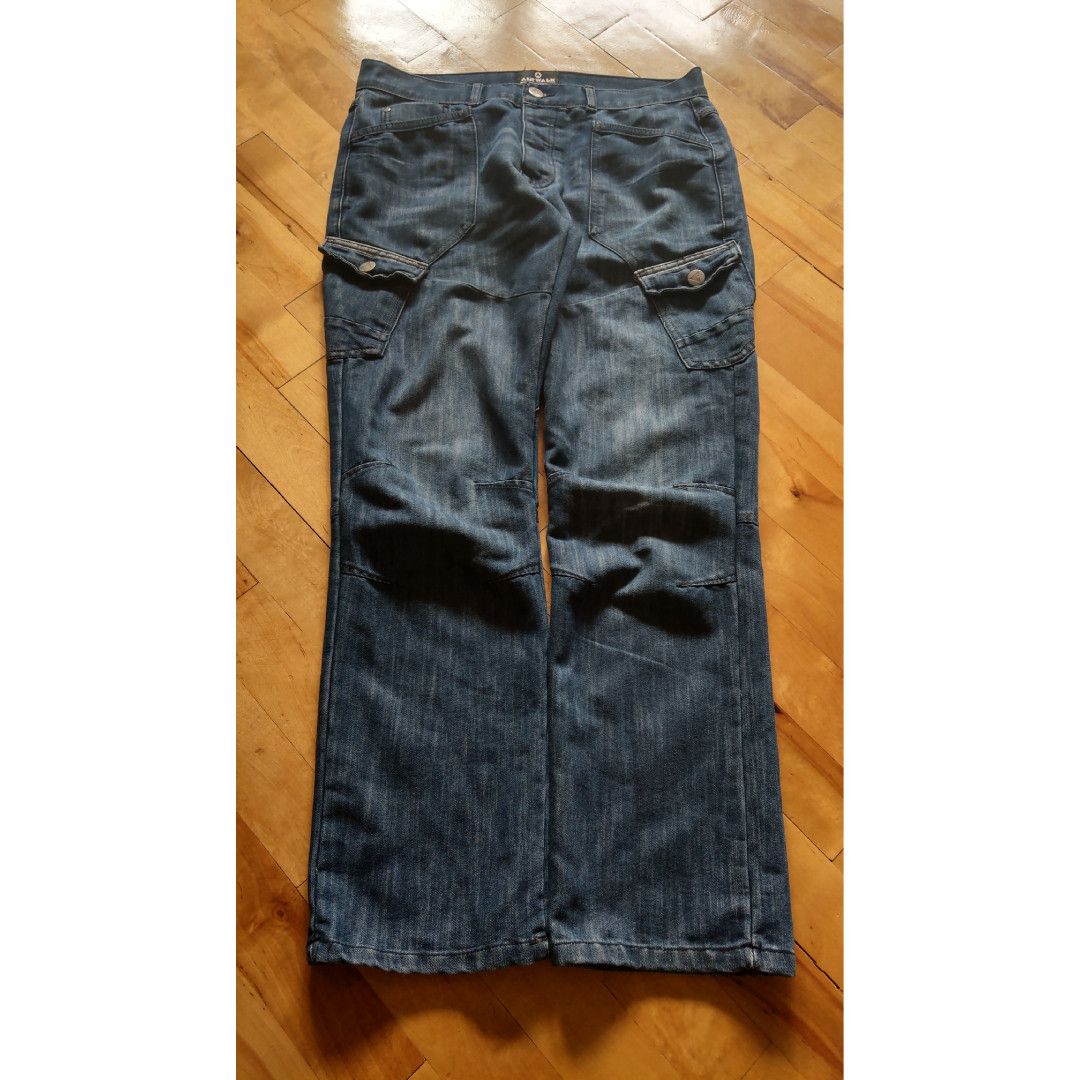 Airwalk Vintage AIRWALK Cargo Pants Denim Alt skate Opium Size US 34 / EU 50 - 1 Thumbnail