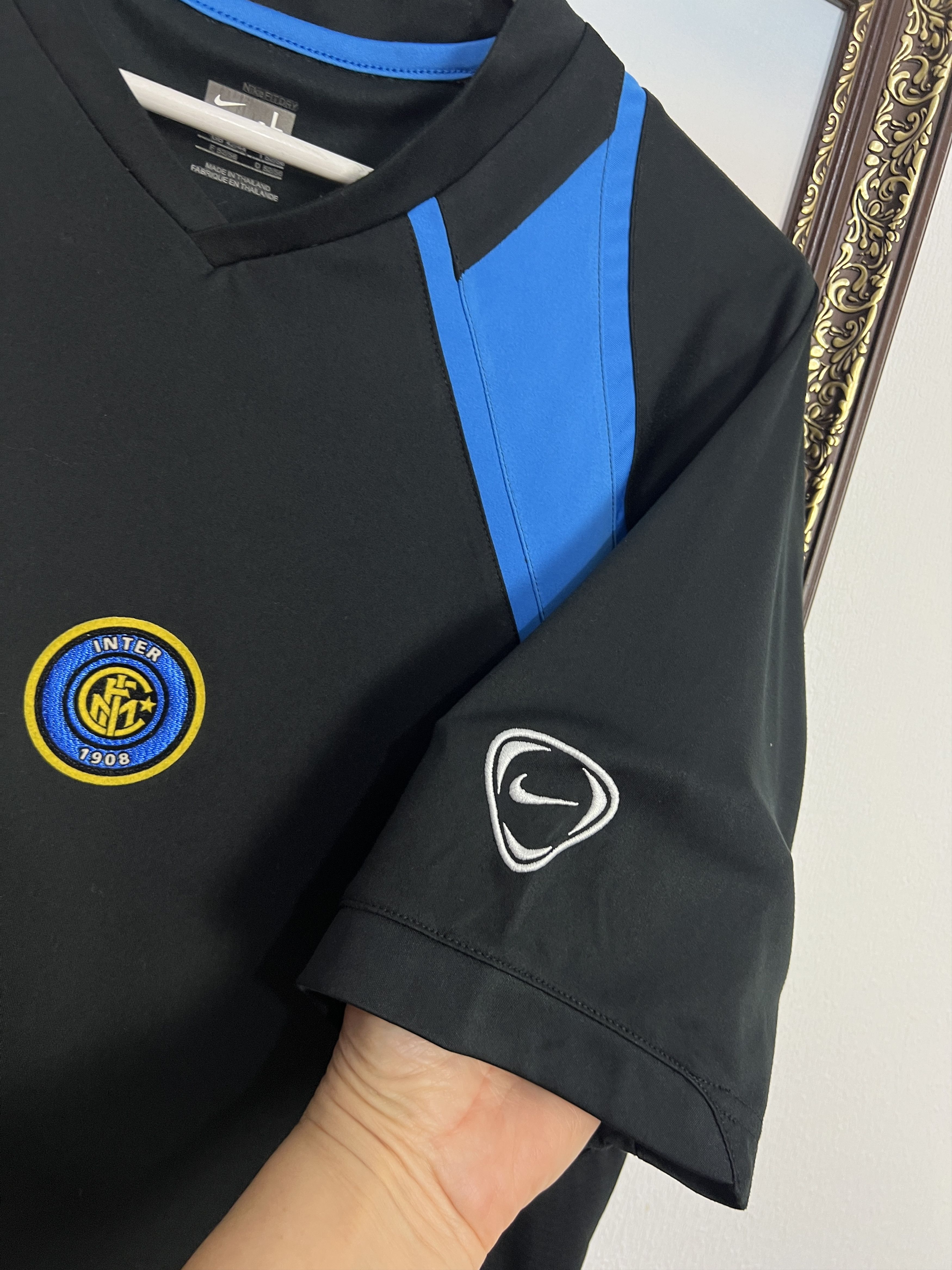 Nike Nike Inter Milan Football Train Shirt Soccer Jersey Maglia Size US L / EU 52-54 / 3 - 4 Thumbnail