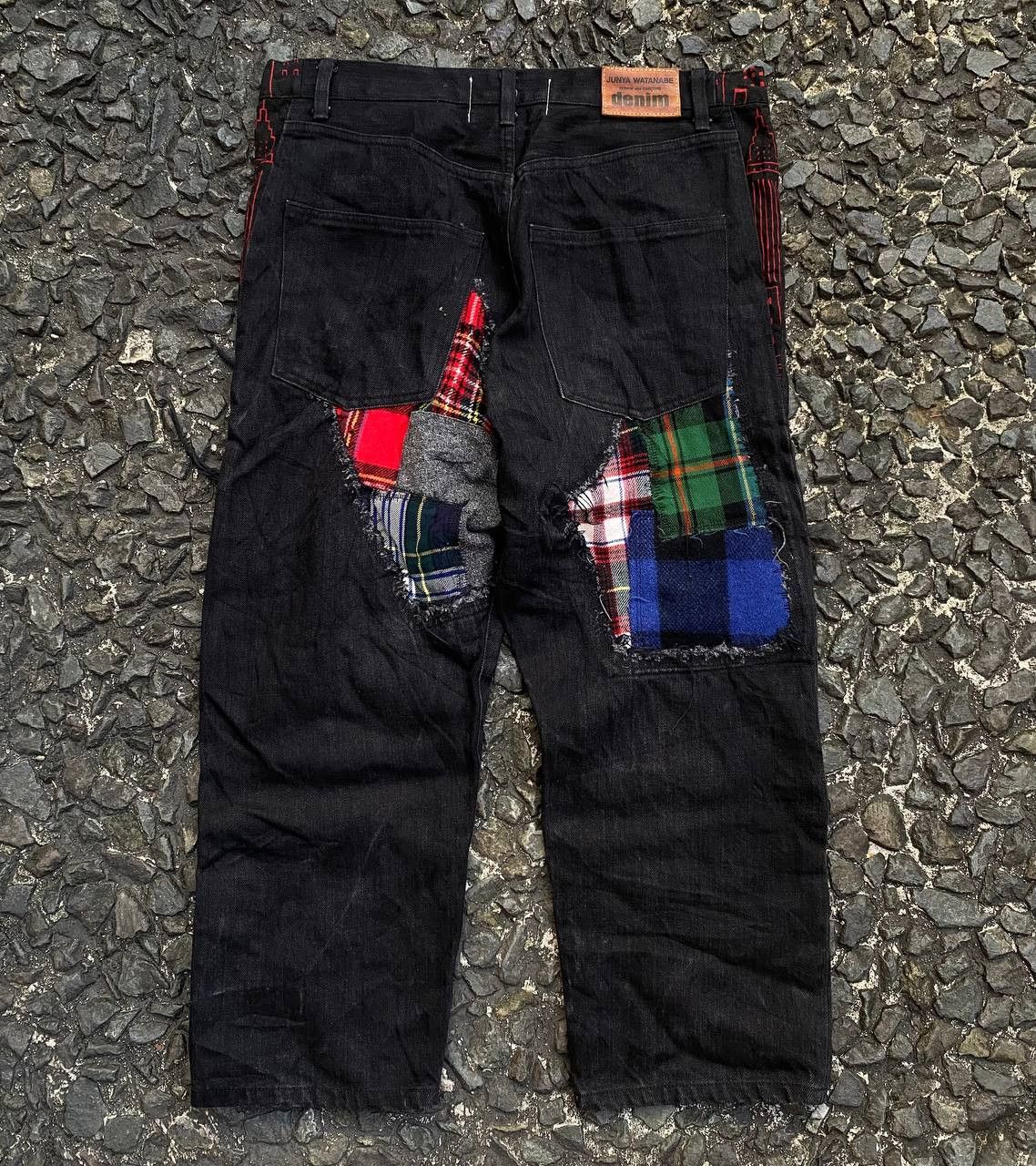 Junya Watanabe Junya Watanabe Denim - FW13 Patchwork Denim Jeans Size 32" / US 10 / IT 46 - 6 Thumbnail