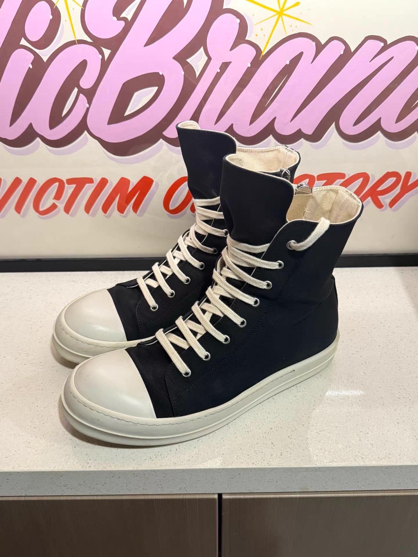 Rick Owens Rick Owens DRKSHDW high-top sneakers Ｑ20 Size US 9 / EU 42 - 1 Thumbnail