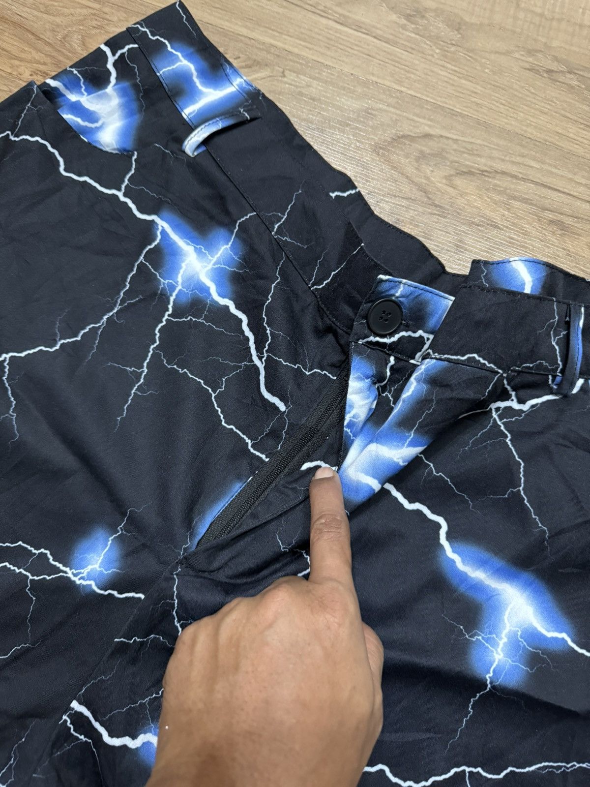 MENS FULL PRINT LIGHTNING PANTS