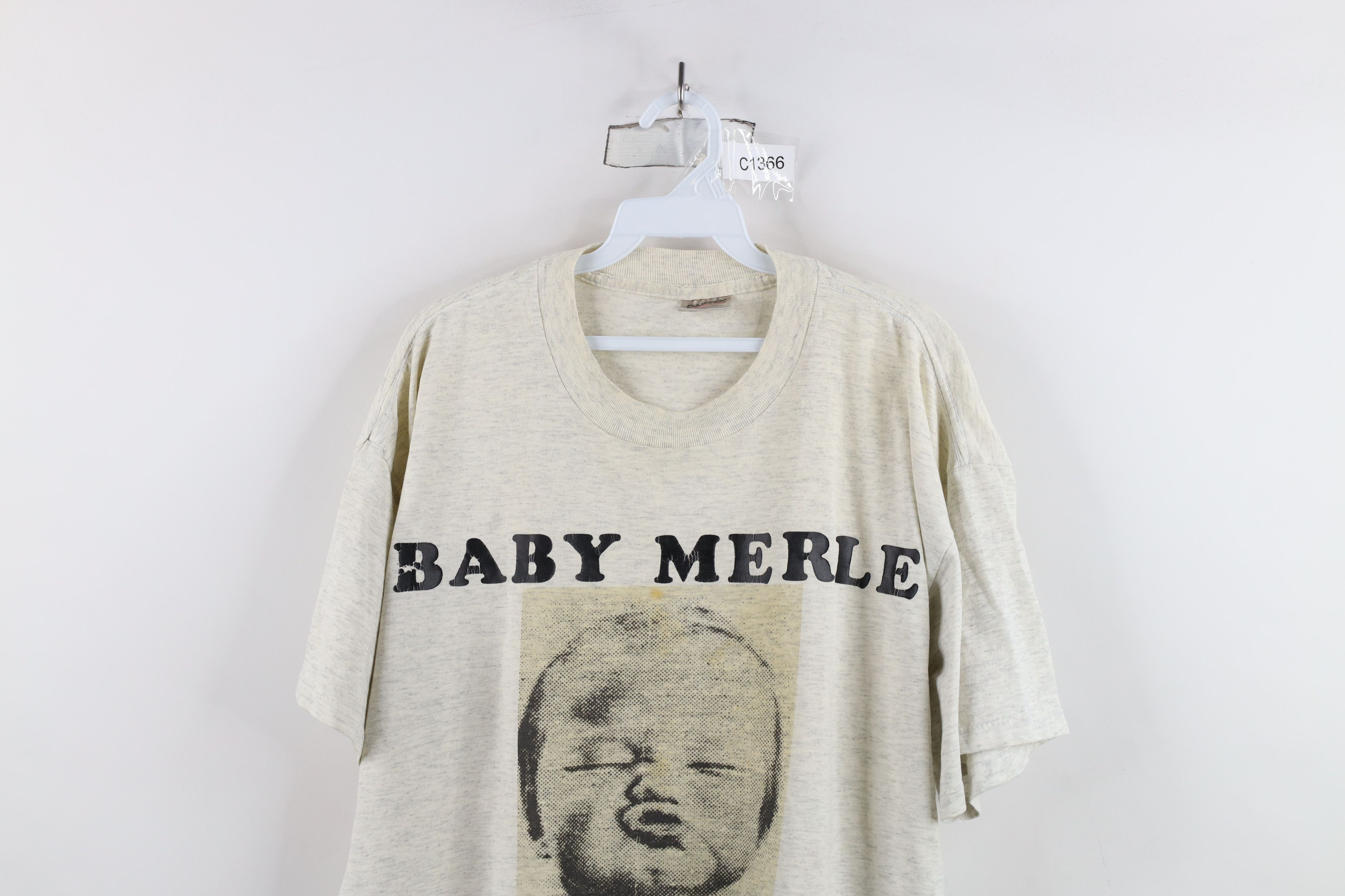 Vintage Vintage 90s Baby Merle The Traveling Elliots Band T-Shirt Size US XL / EU 56 / 4 - 2 Thumbnail