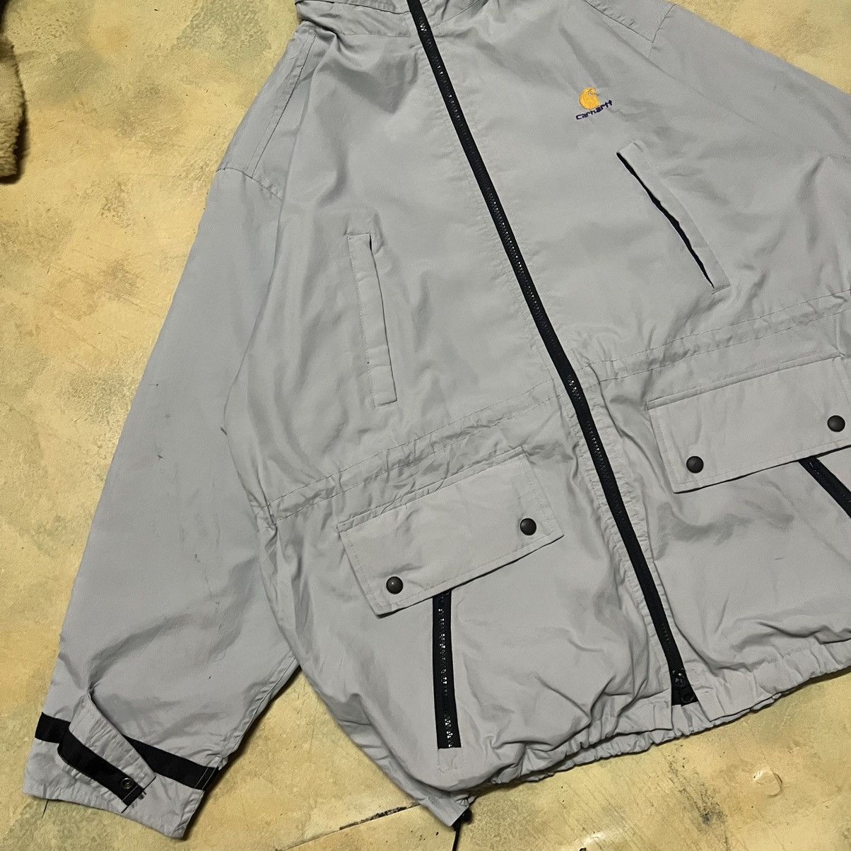 Carhartt Carhartt Windbreaker Light Jacket Hoodie Size US XXL / EU 58 / 5 - 4 Thumbnail