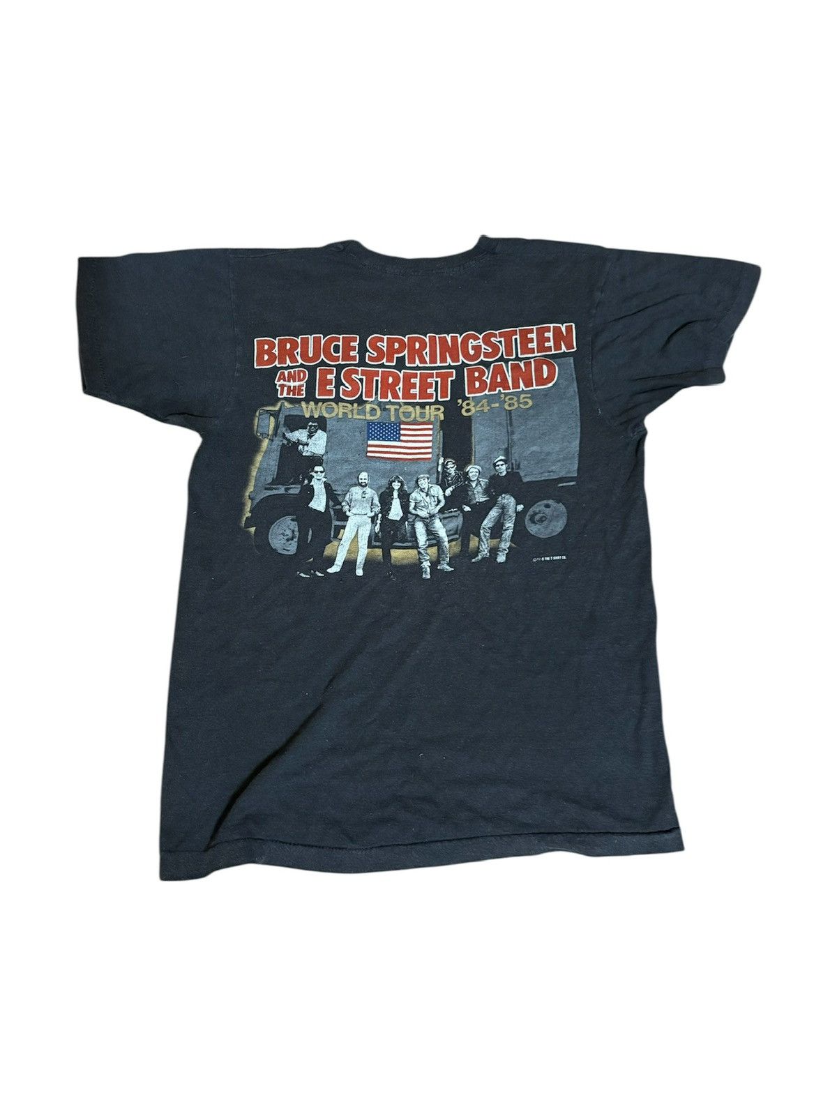 Vintage 1984 bruce Springsteen and the E street band tour T shirt Size US S / EU 44-46 / 1 - 2 Thumbnail
