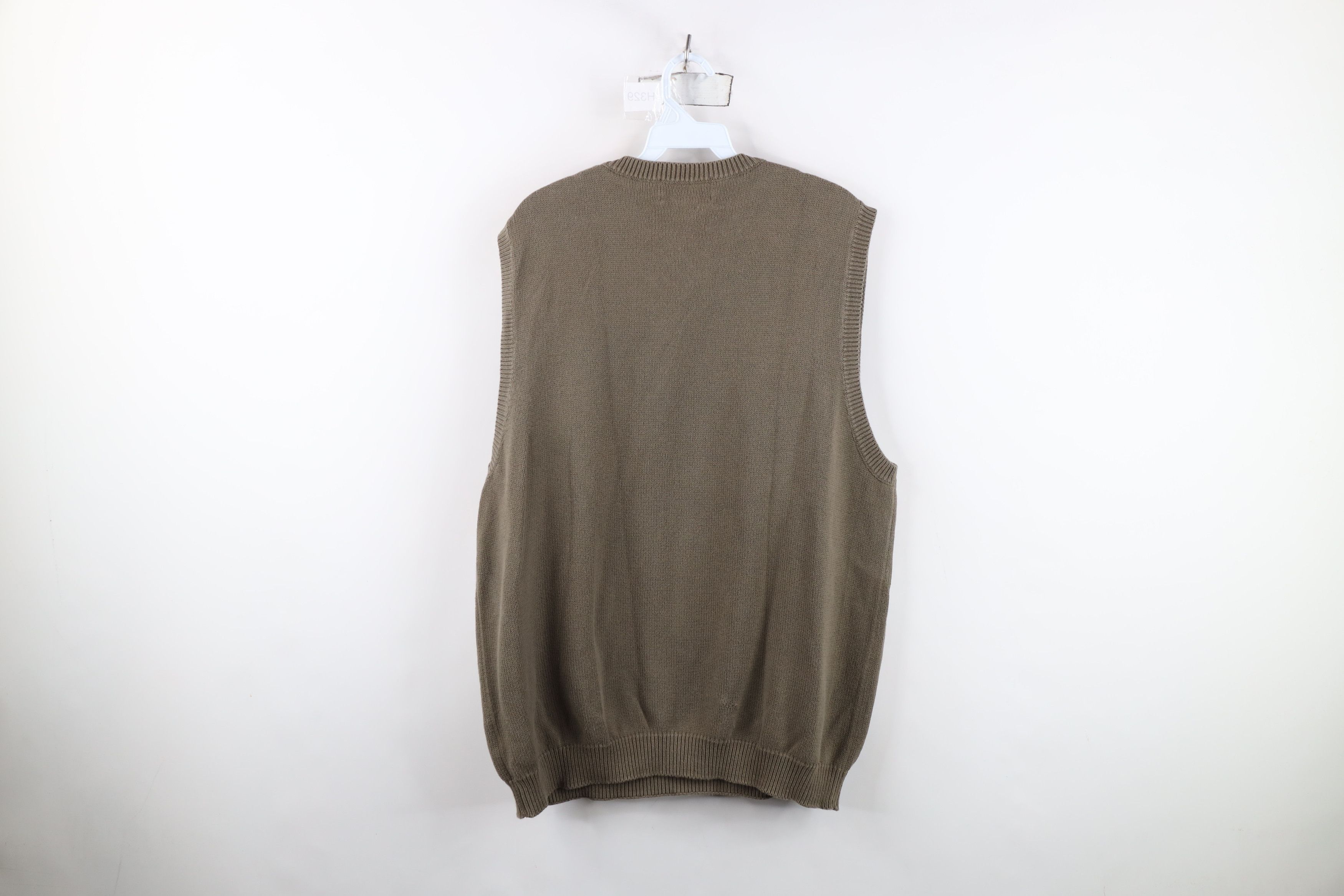 Eddie Bauer Vintage 90s Eddie Bauer Diamond Sweater Vest Cotton Japan Size US XL / EU 56 / 4 - 9 Thumbnail