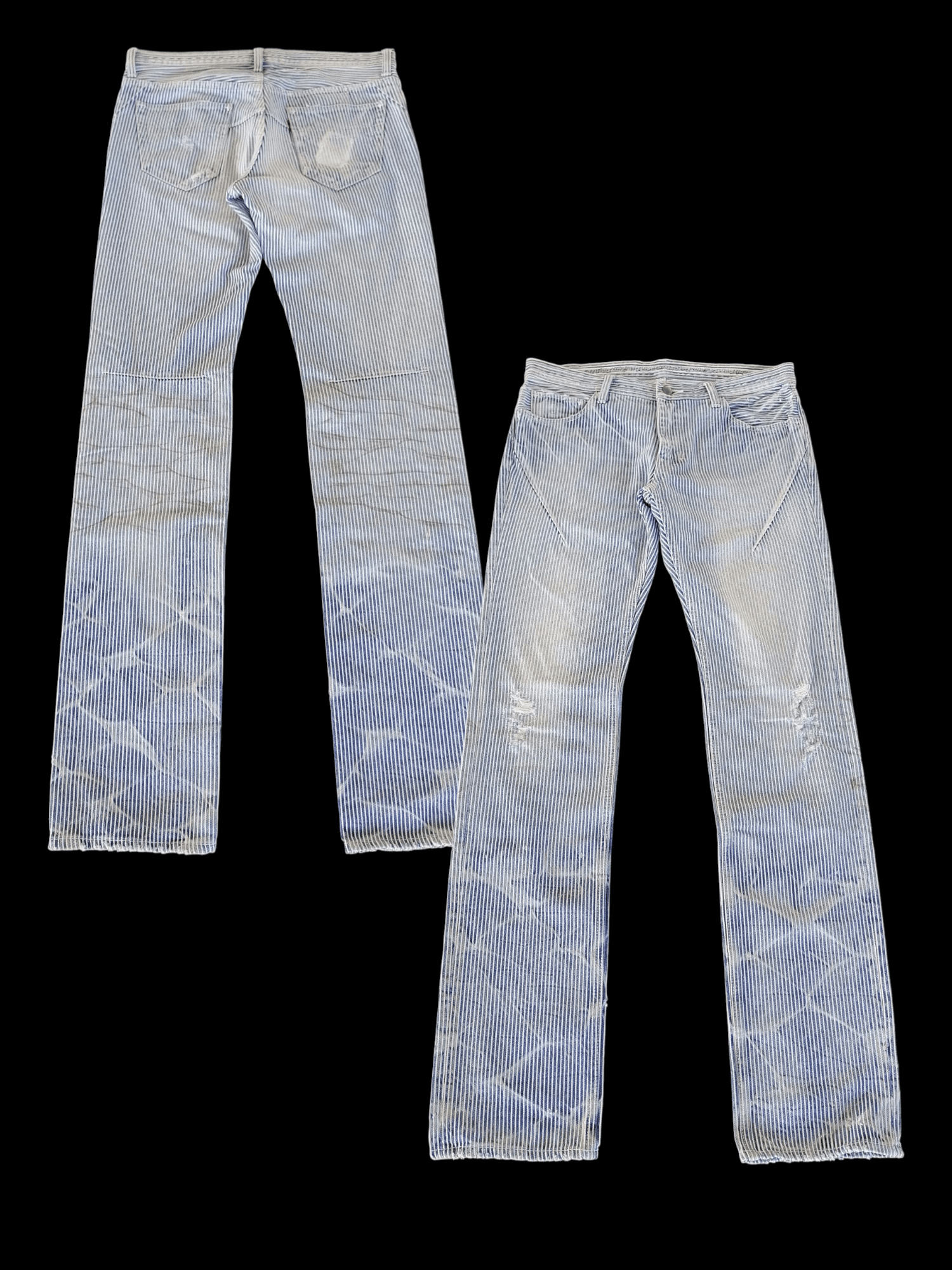 Number (N)ine Pain Hickory Denim Pants