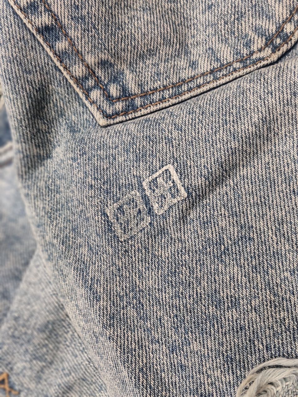 Hysteric Glamour × Ksubi × Vintage Ksubi Japan Design mini moss Distressed Denim Button skirt Size 24" / US 00 / IT 34 - 9 Thumbnail