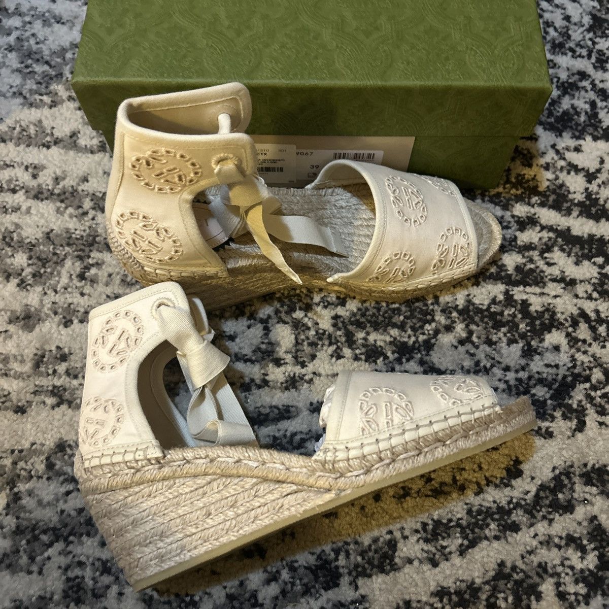 Gucci Gucci Interlocking G One Strap Sandal Espadrille Size US 9 / IT 39 - 4 Thumbnail