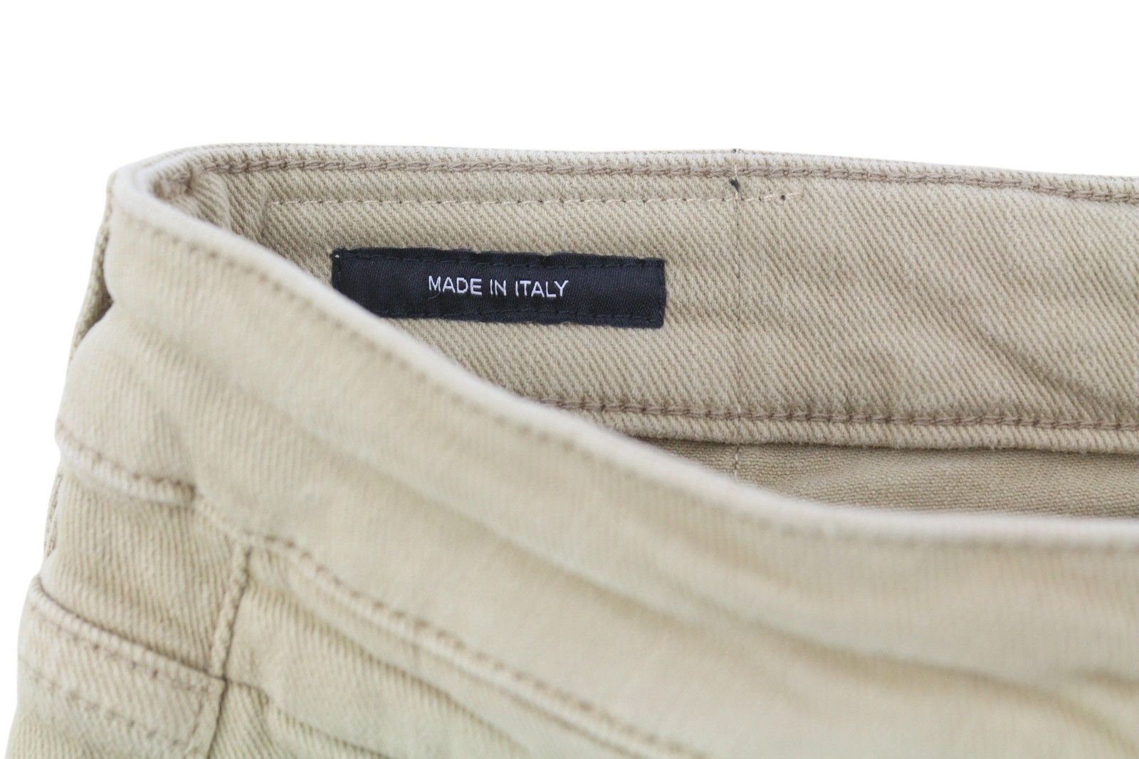 R13 BOY STRAIGHT 27 Khaki Stretchy Washed Cropped 86277 Size 27" / US 4 / IT 40 - 7 Thumbnail