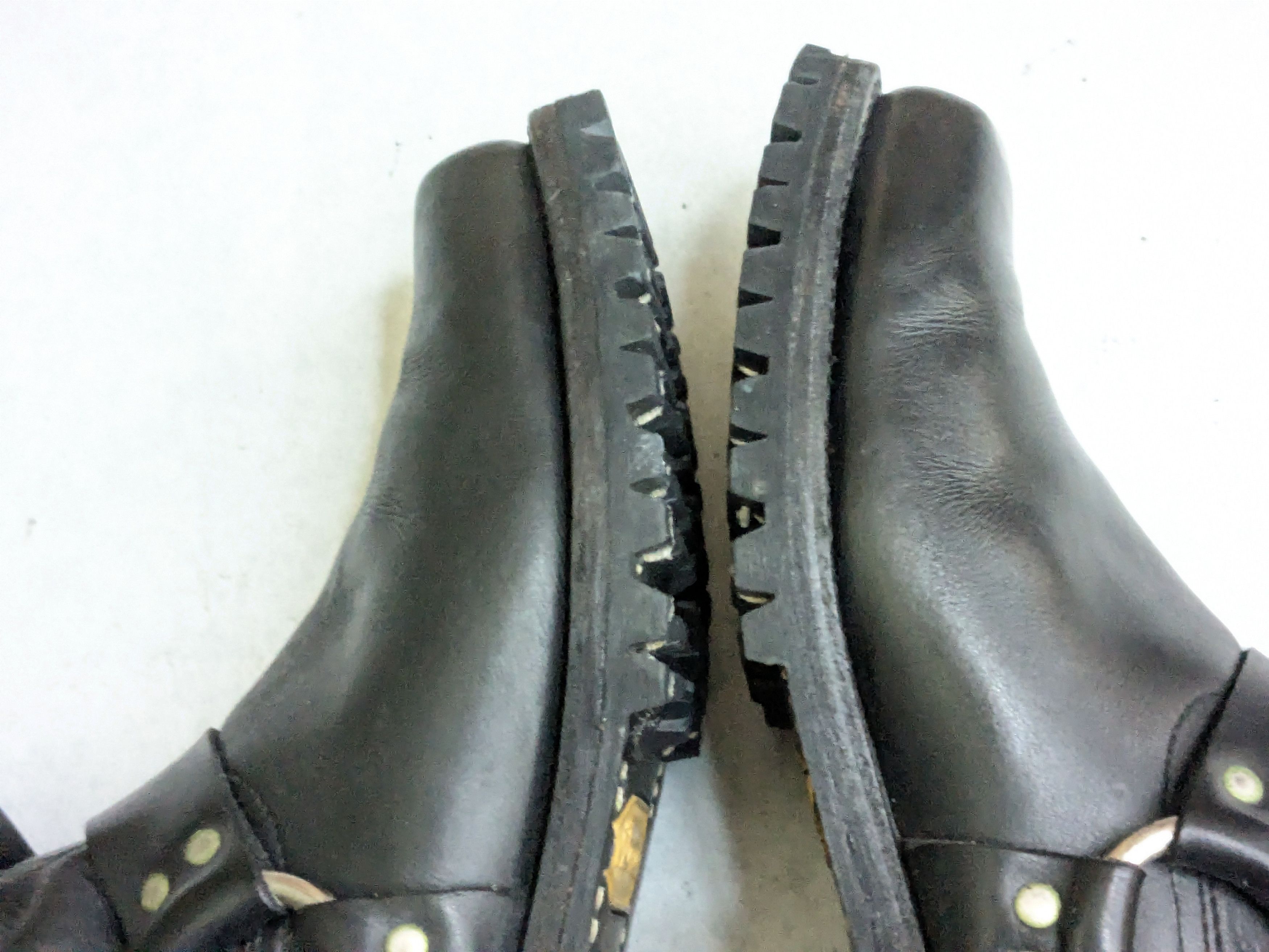 Frye Frye Harness Boots Black Leather 10.5 M Vibram Size US 10.5 / EU 43-44 - 8 Thumbnail