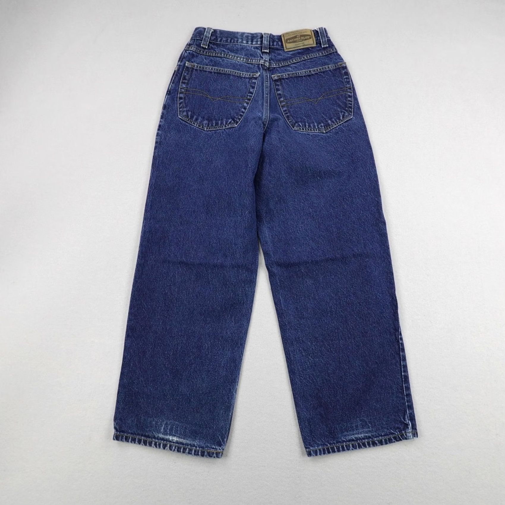 VINTAGE Anchor Blue Jeans Mens 31x30 Blue Denim Beyond Baggy Wide 