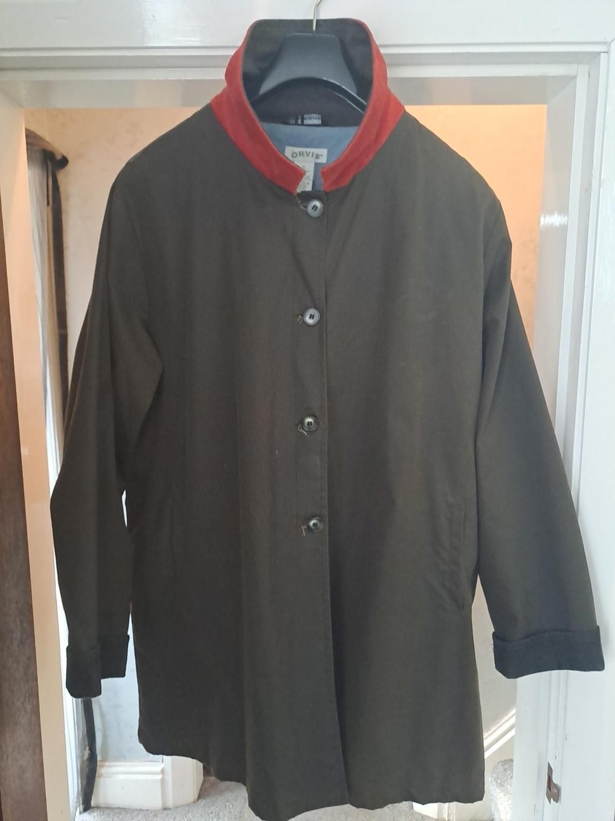 Orvis Orvis Wax Coat Ladies Size Xl 18/22 Olive Green england made Size XL / US 12-14 / IT 48-50 - 1 Thumbnail