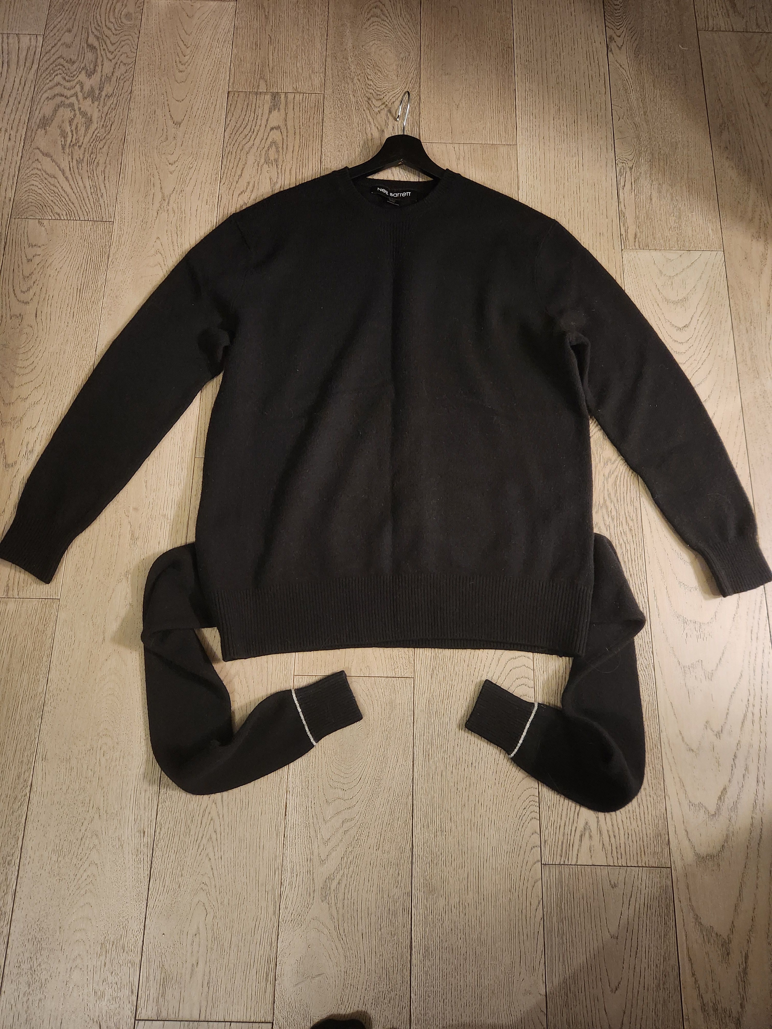Neil Barrett Neil Barrett Avant-Garde Extra Sleeves Sweater Size US L / EU 52-54 / 3 - 1 Thumbnail