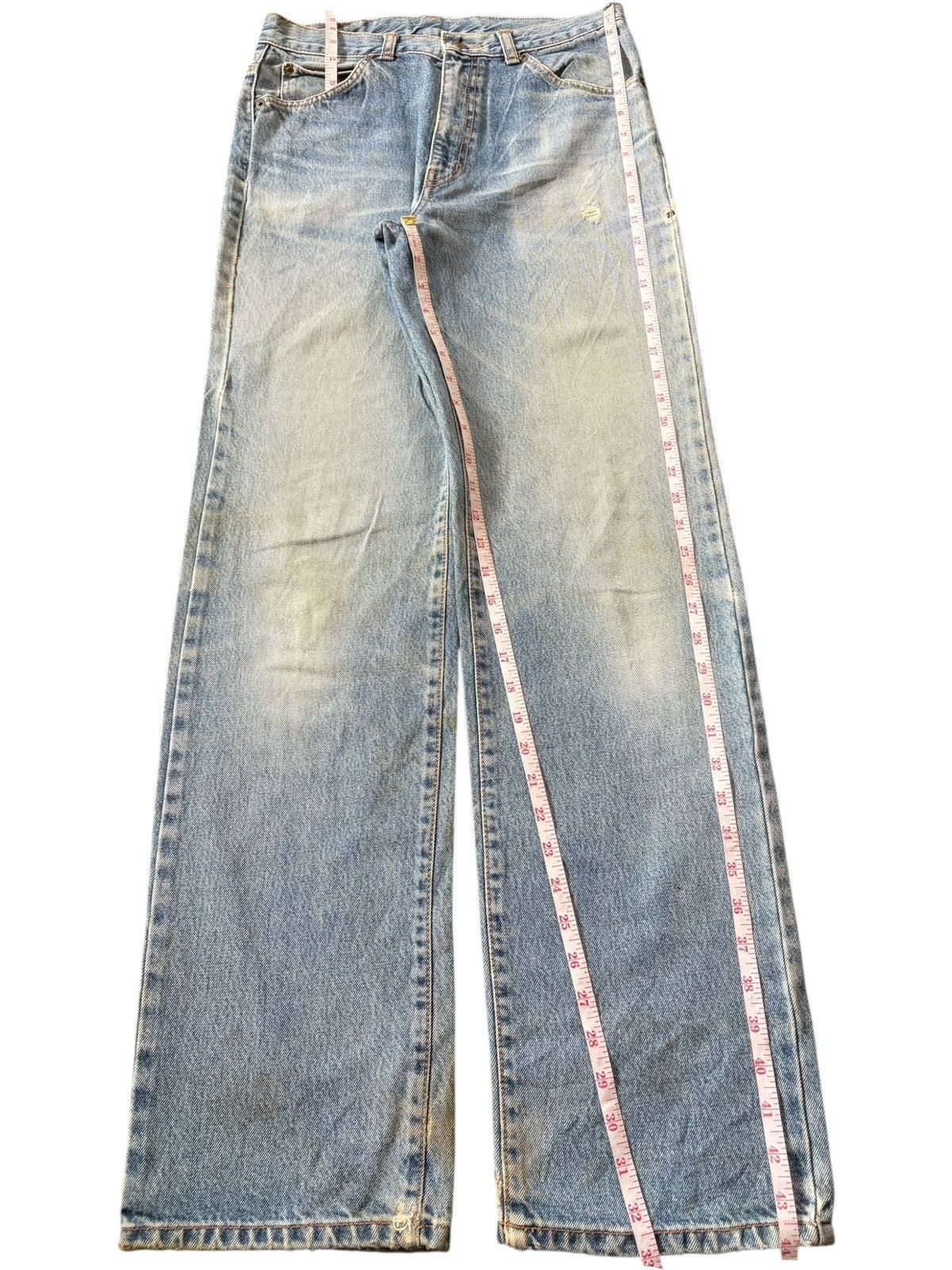 Edwin Vintage Japanese Brand Faded Wash Distress Loose Jeans Size US 29 - 7 Thumbnail