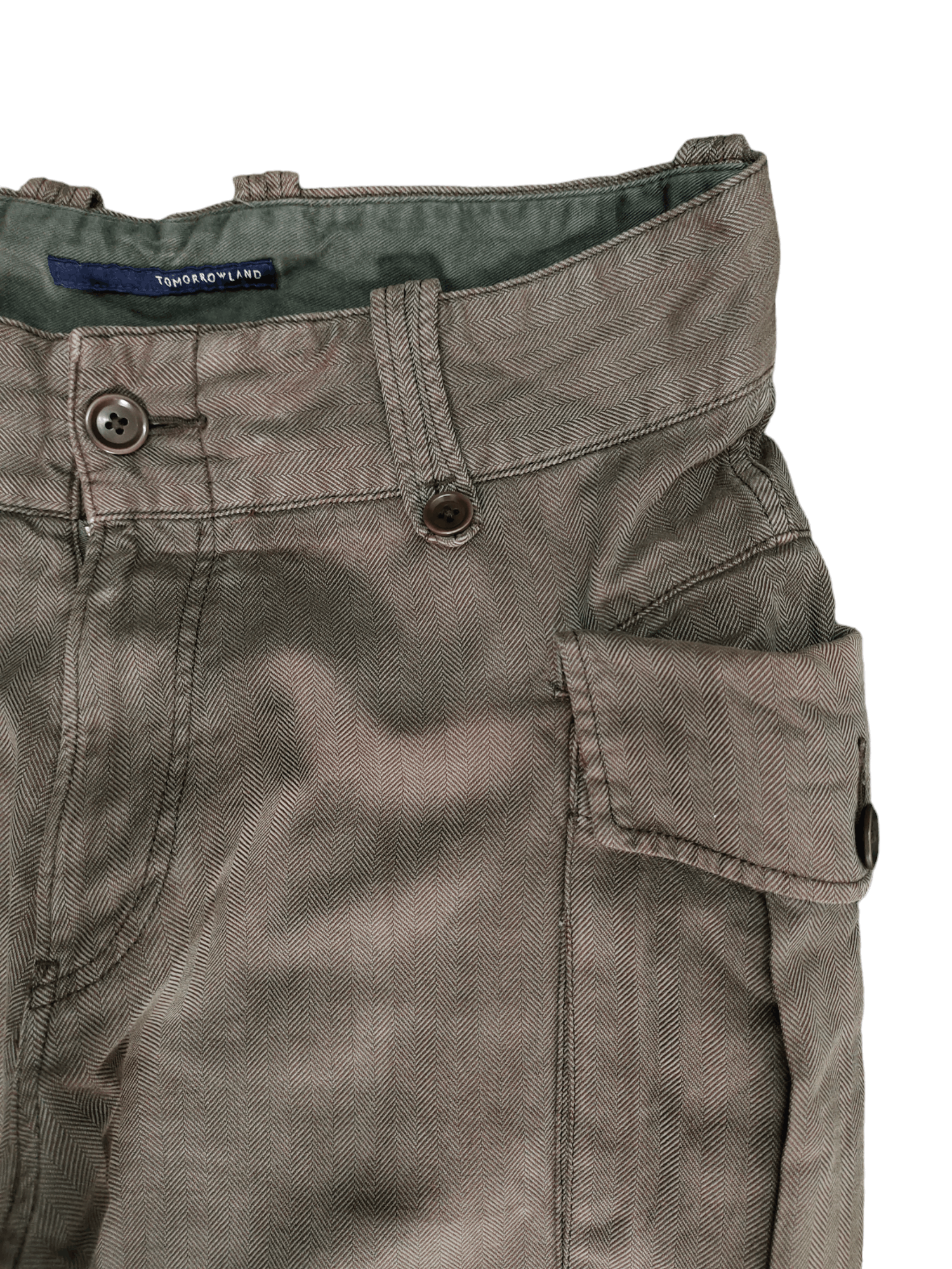Tomorrowland Tomorrowland Japan Hbt Side Cargo Pants WWII Inspired 60s Size US 31 - 3 Thumbnail