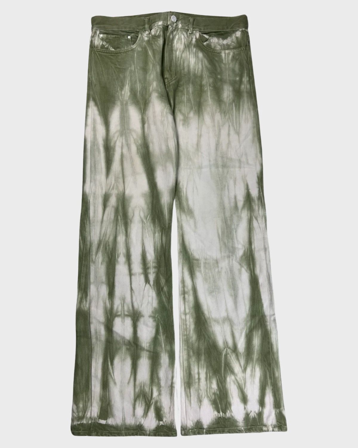 Louis Vuitton LOUIS VUITTON SS19 PLAIN RAINBOW TIE DYE FLARED JEANS SZ:W34 Size US 34 / EU 50 - 1 Thumbnail
