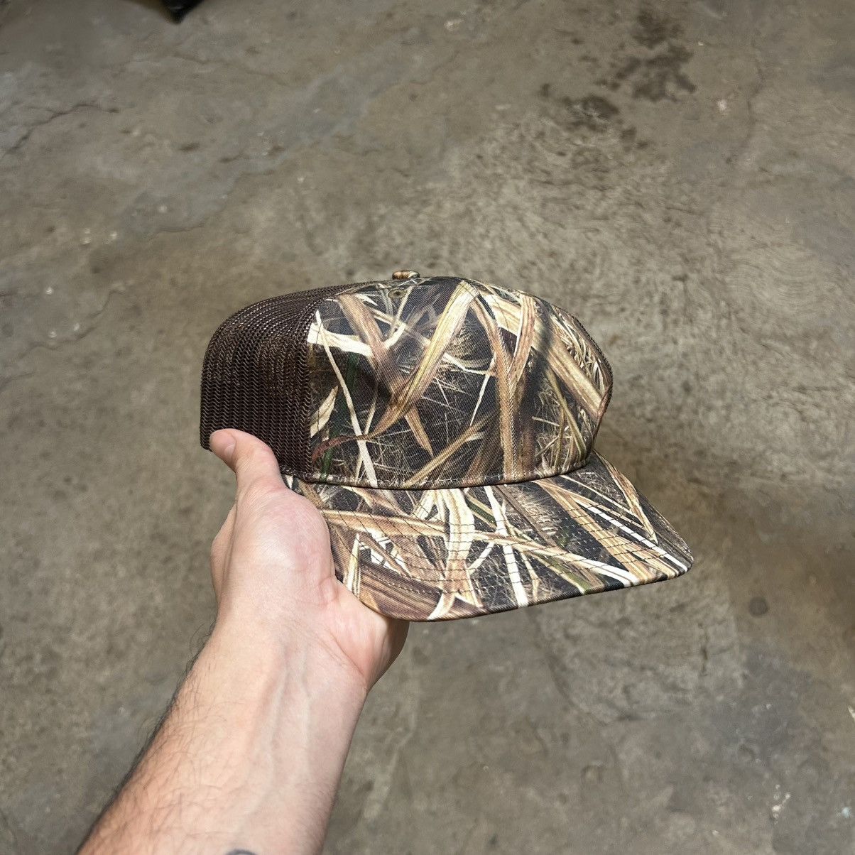 Realtree × Vintage Richardson Camo Trucker Hat Size ONE SIZE - 2 Thumbnail