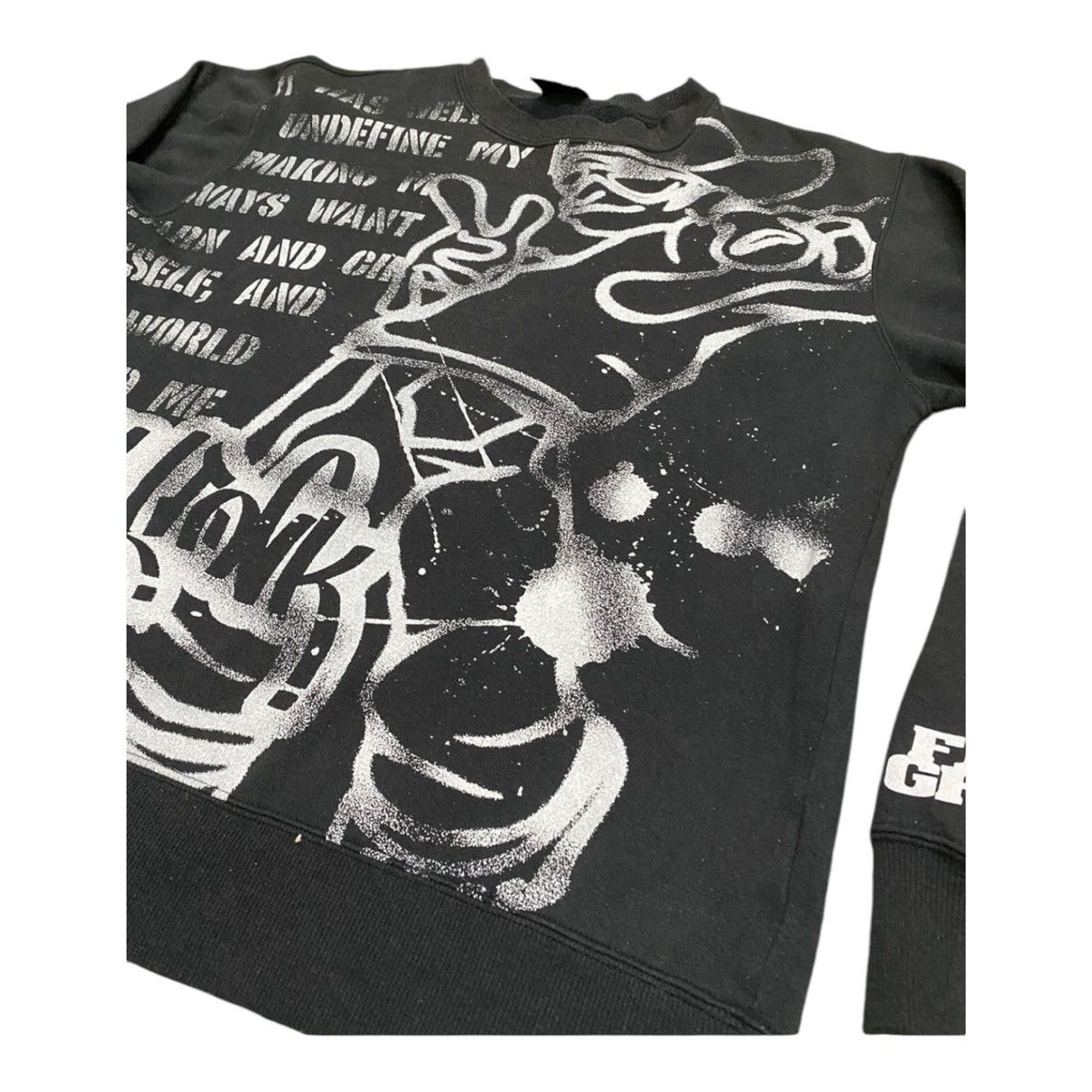 Rap Tees GRASS HITHER RAPPERS OVER PRINT DESIGN SWEATSHIRT Size US M / EU 48-50 / 2 - 5 Thumbnail