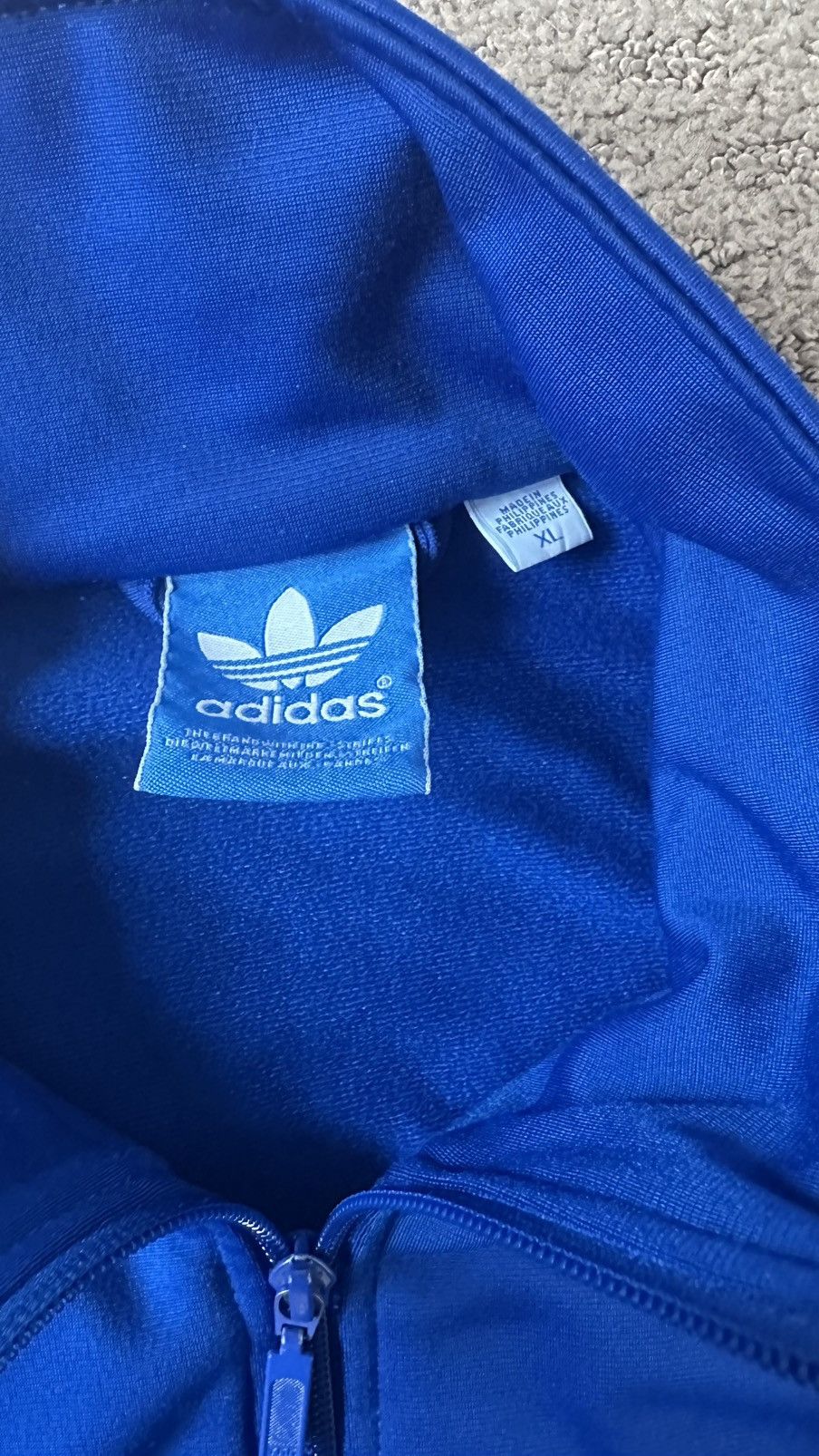 14th Addiction Blue Adidas Track Zip Up Size US XL / EU 56 / 4 - 2 Thumbnail