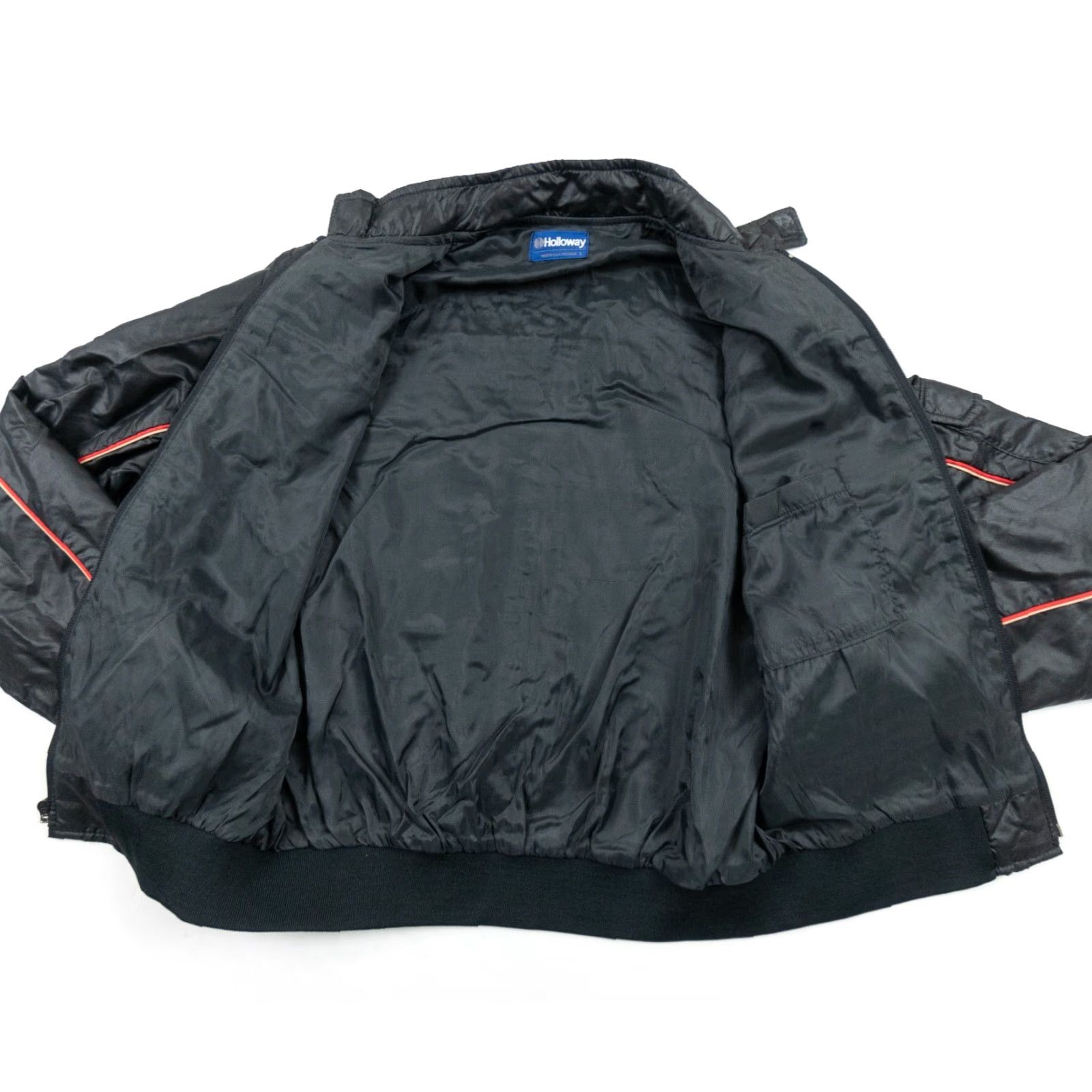 Holloway VINTAGE Holloway Indy Race Car Windbreaker Jacket Black Adult Large 80s 90s Mens Size US L / EU 52-54 / 3 - 6 Thumbnail