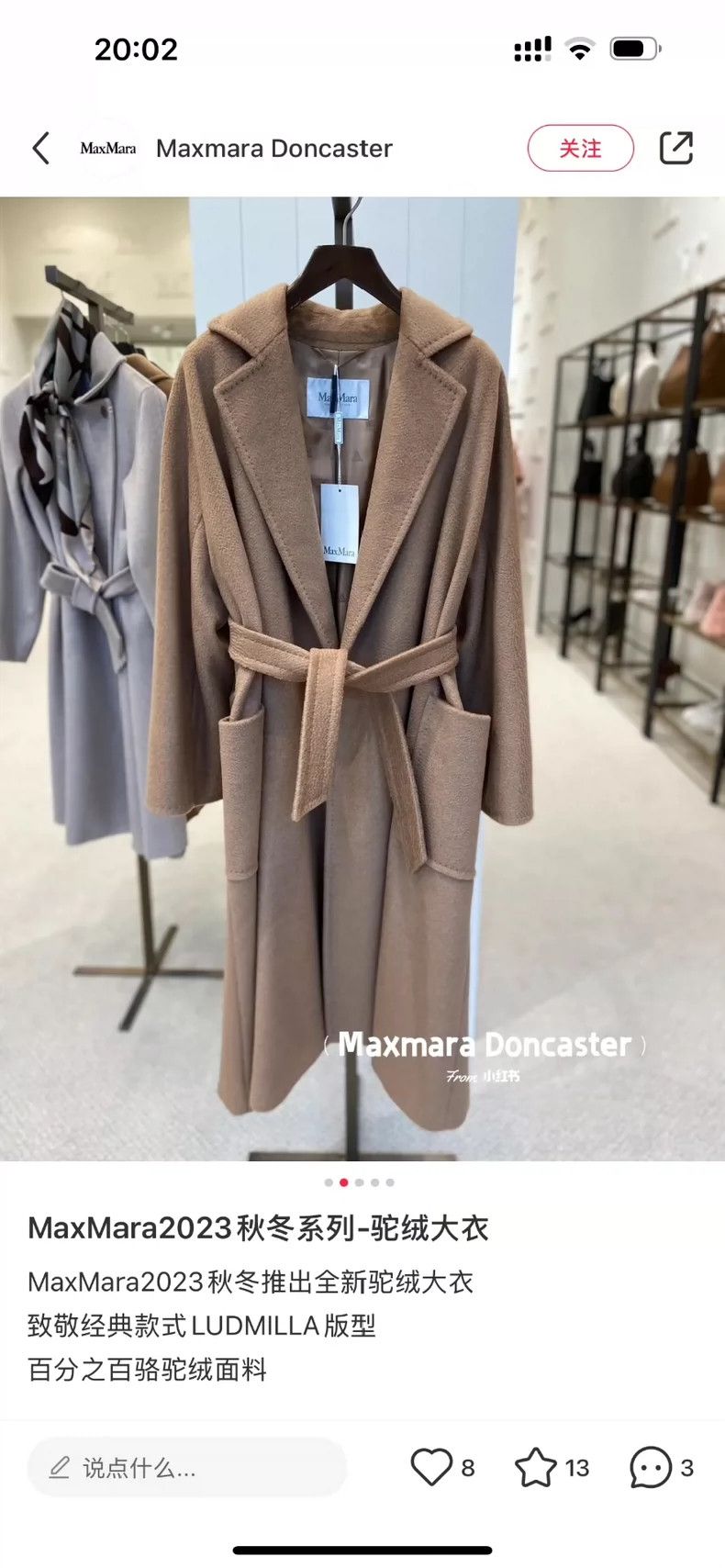 Max Mara Camel hair coat