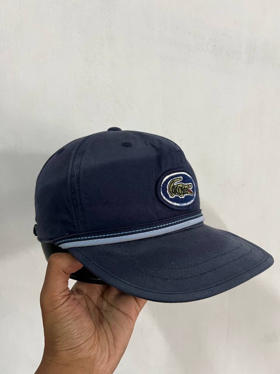 Japanese Brand Vintage Lacoste Indigo Hat Size ONE SIZE - 1 Thumbnail