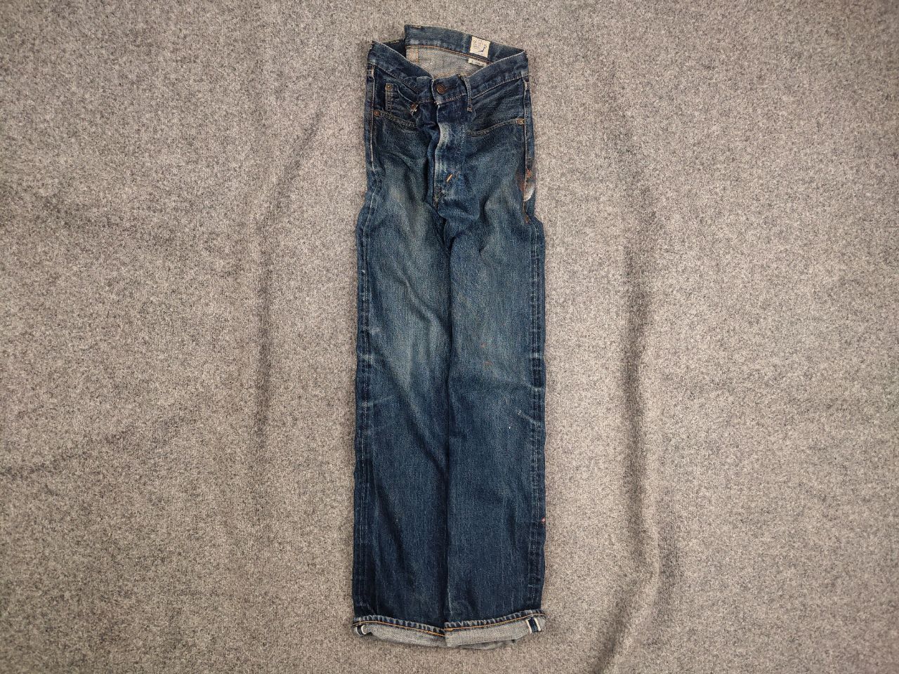Orslow Vintage OrSlow Japan Selvedge Distressed paint Denim Jeans Size US 32 / EU 48 - 1 Thumbnail