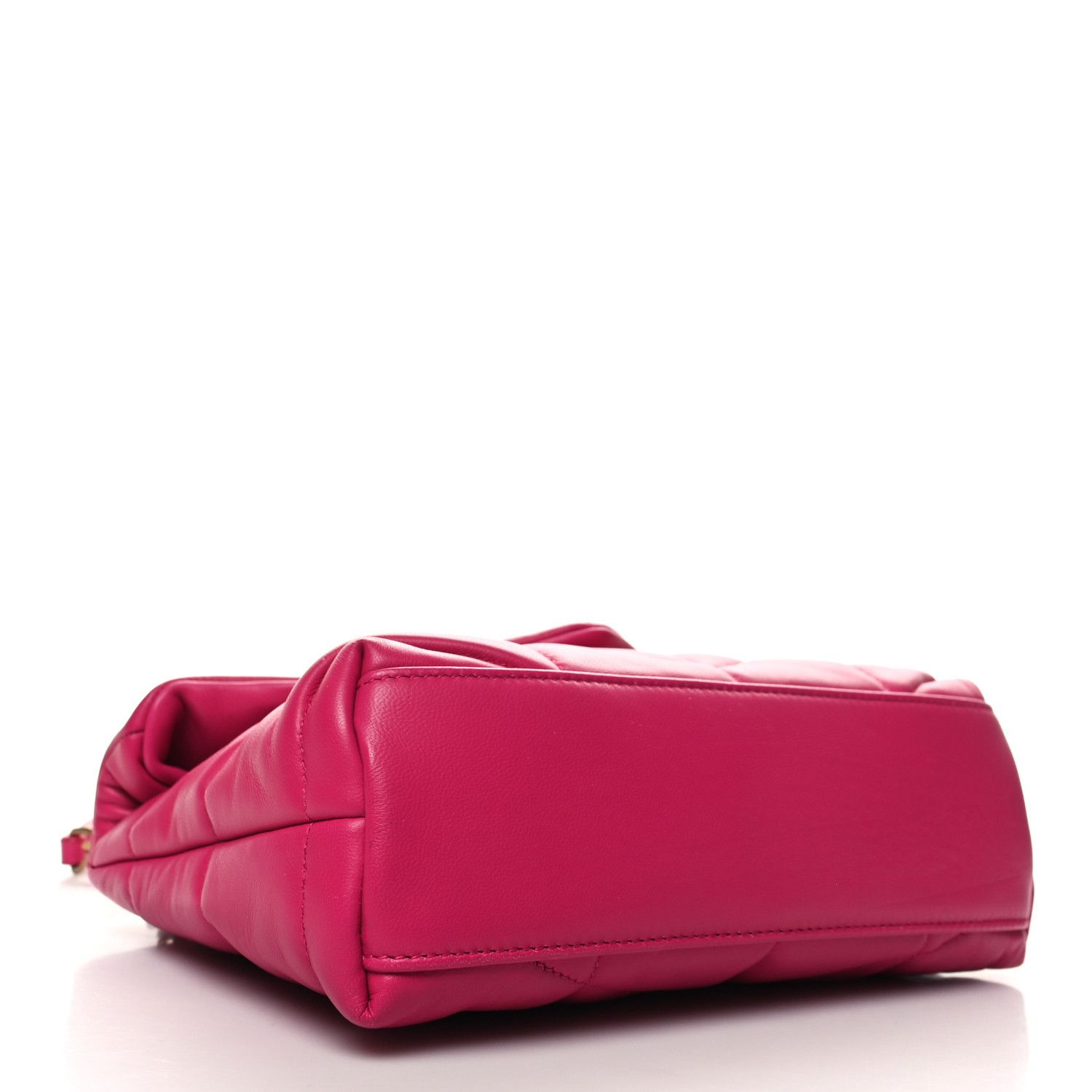 Saint Laurent Paris o1b1hav110225 Size: OS / Puffer Toy Bag in Bubblegum Pink Size ONE SIZE - 4 Thumbnail