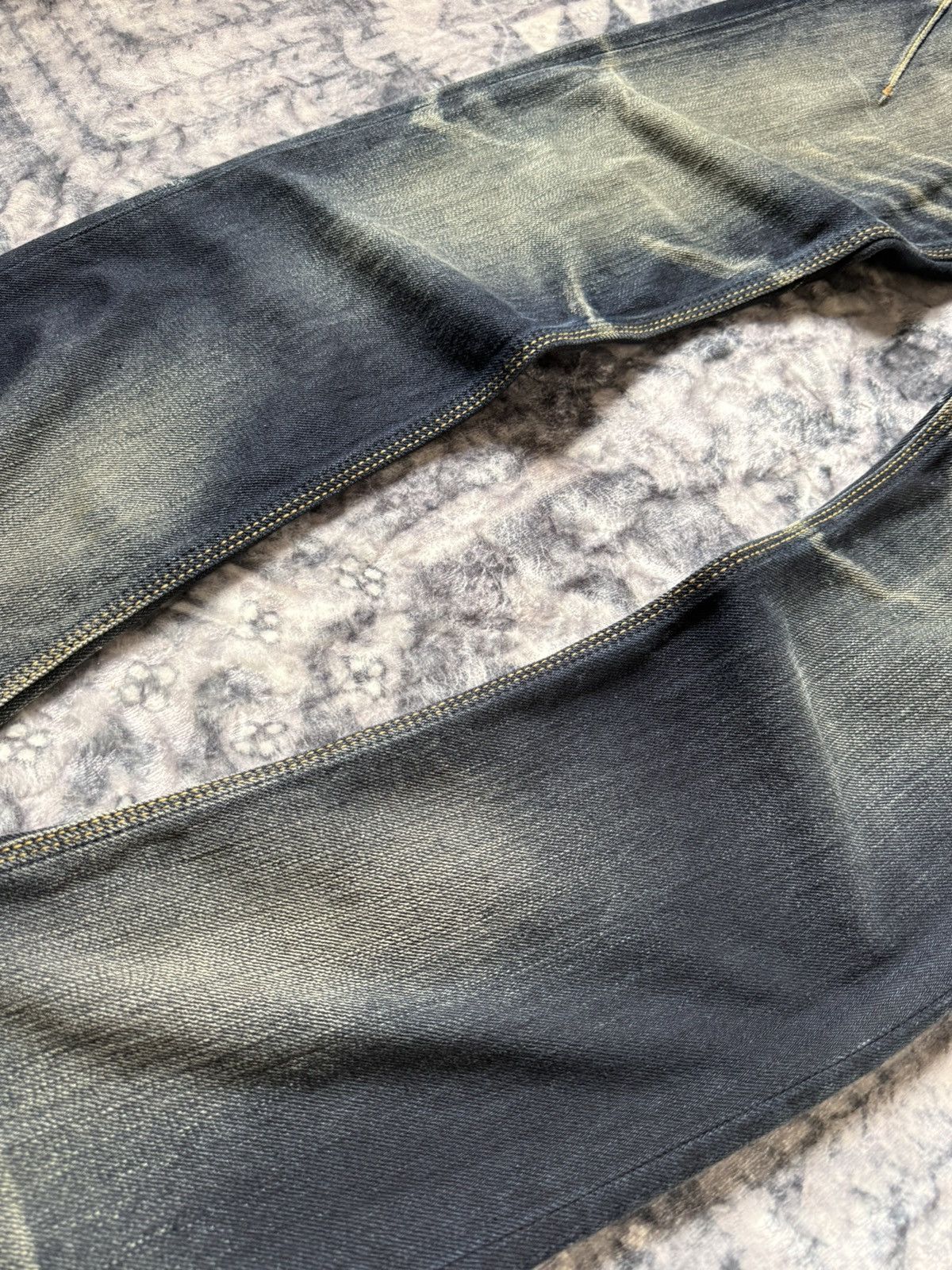 GOSTAR DE FUGA Nicole Club Muddy Wash Bold Contrast Stitched Flared Jeans Size US 30 / EU 46 - 7 Thumbnail