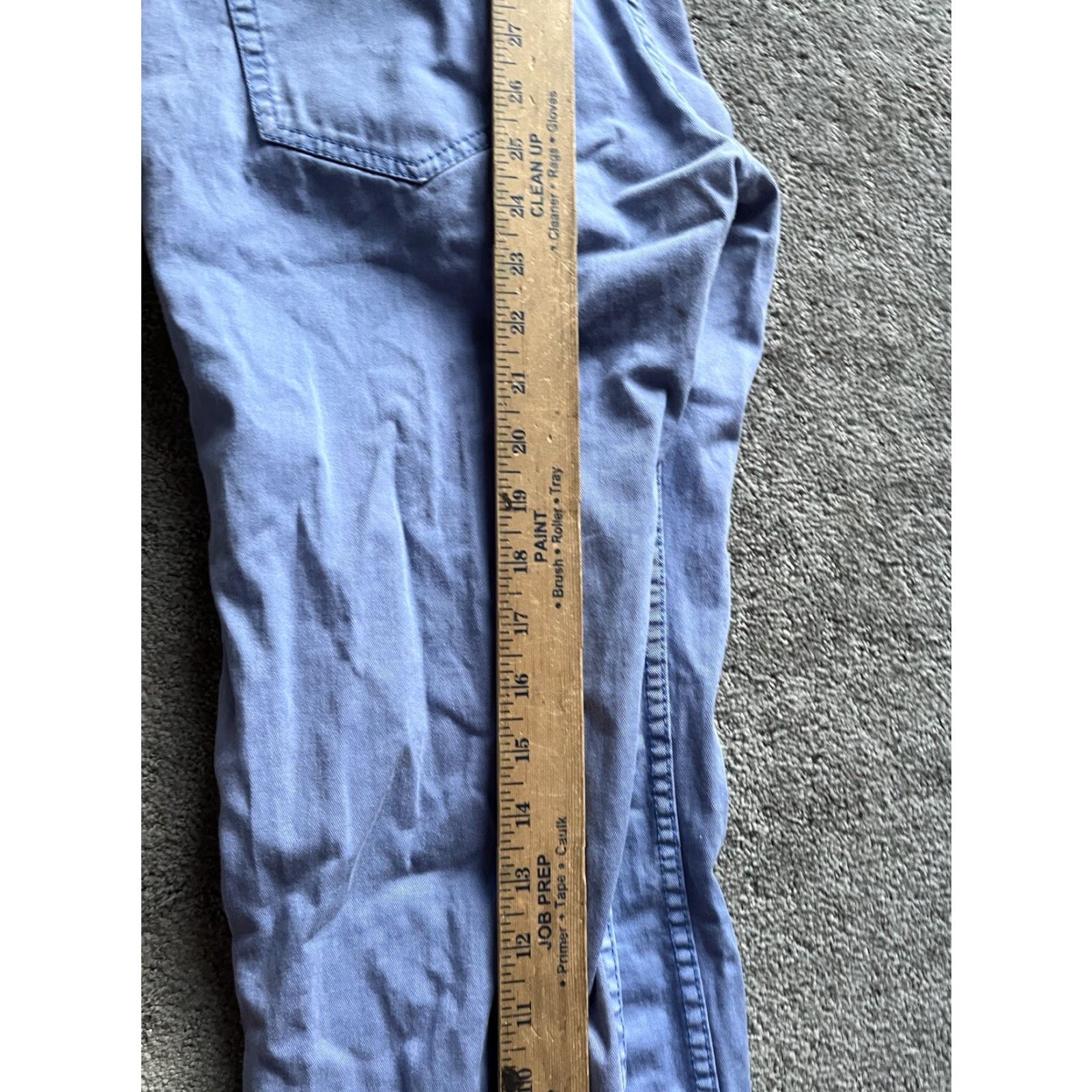 H&M H&M Dress Pants Women 8 Blue Flat Front Slim Ankle Zip Business Casual Trousers Regular Fit Size 30" / US 8 / IT 44 - 8 Thumbnail