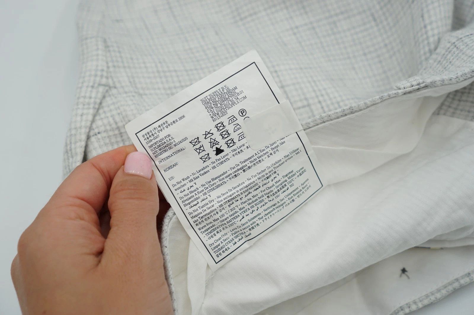 Suitsupply Men Suitsupply Pants 100% Pure Linen Grey Soho Size UK/US42 Size 42R - 8 Thumbnail