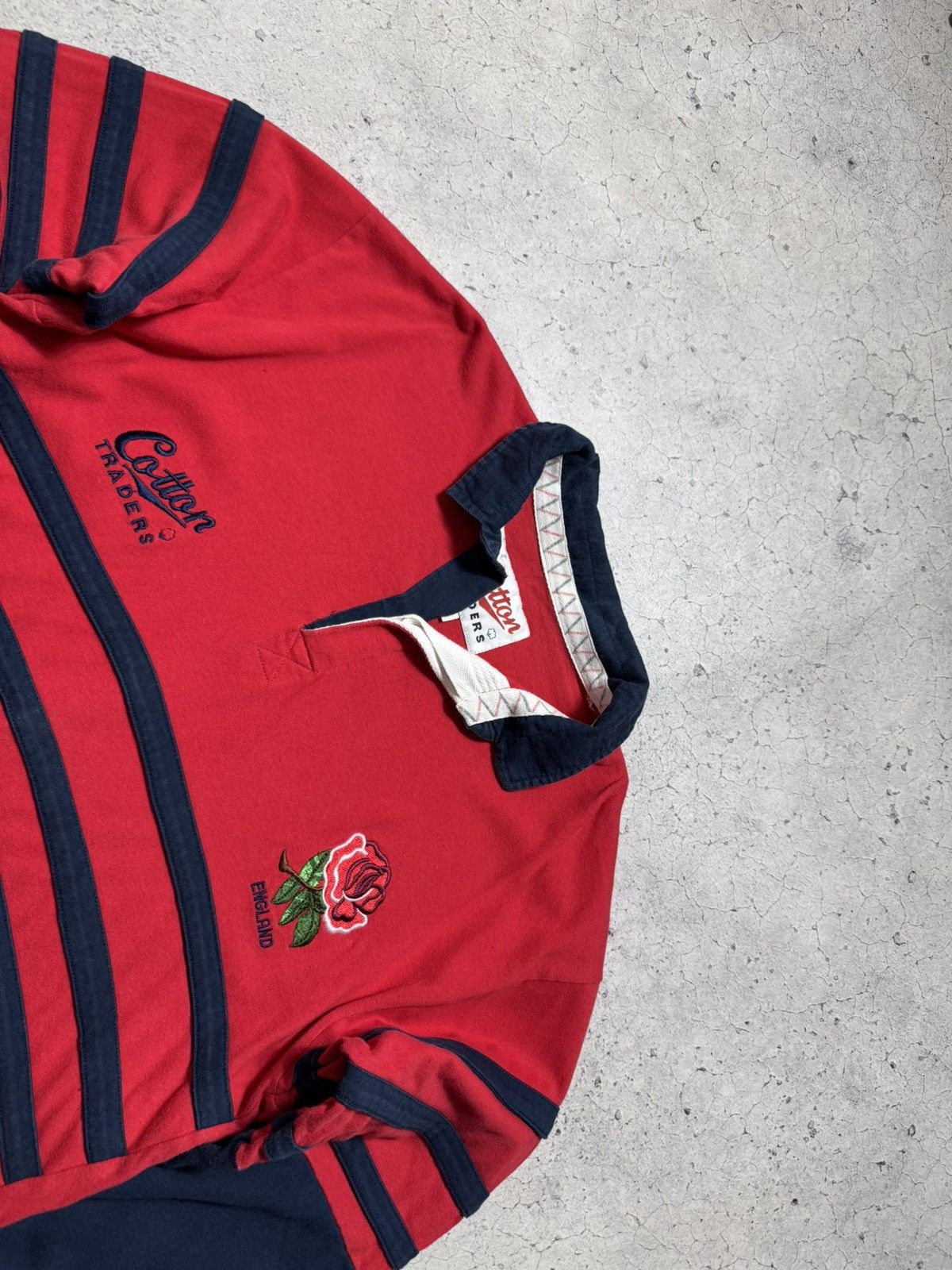 Cotton Traders Cotton Traders Vintage 90’s Rose England Rugby Size US L / EU 52-54 / 3 - 5 Thumbnail