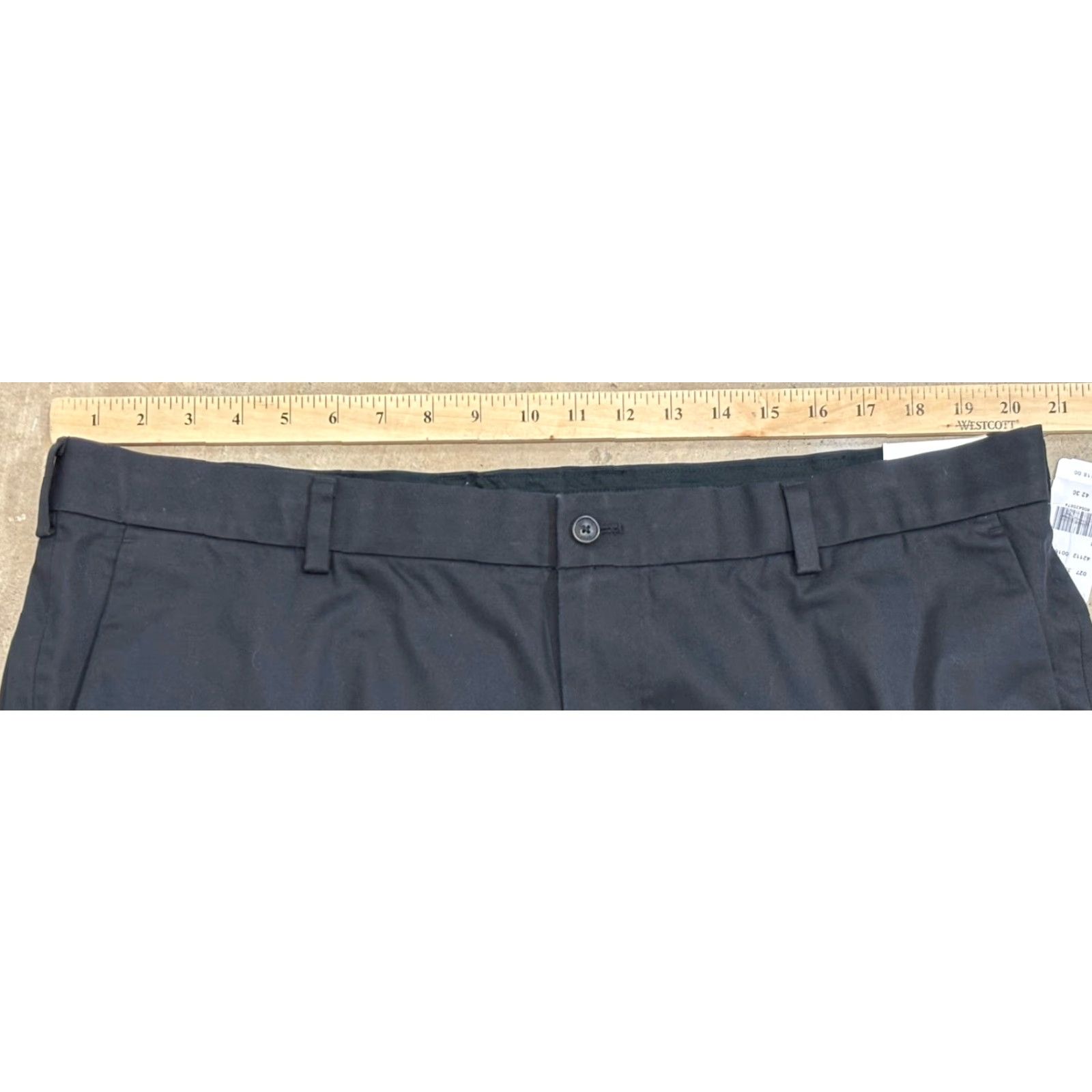 Brooks Brothers Brooks Brothers Advantage Chino Pants 42x30 Black Clark Fit Stretch Regular Big & Tall Mens Size US 42 / EU 58 - 7 Thumbnail